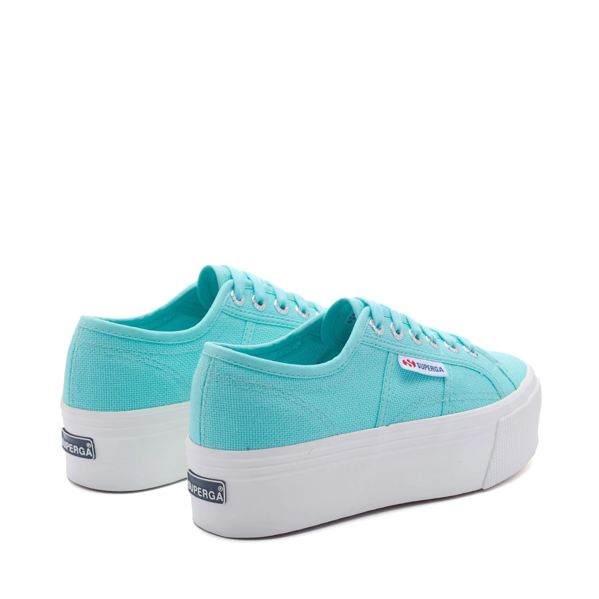 2790 PLATFORM - Lady Shoes - Wedge - Woman - Azure Turquoise-FAvorio - Image 3