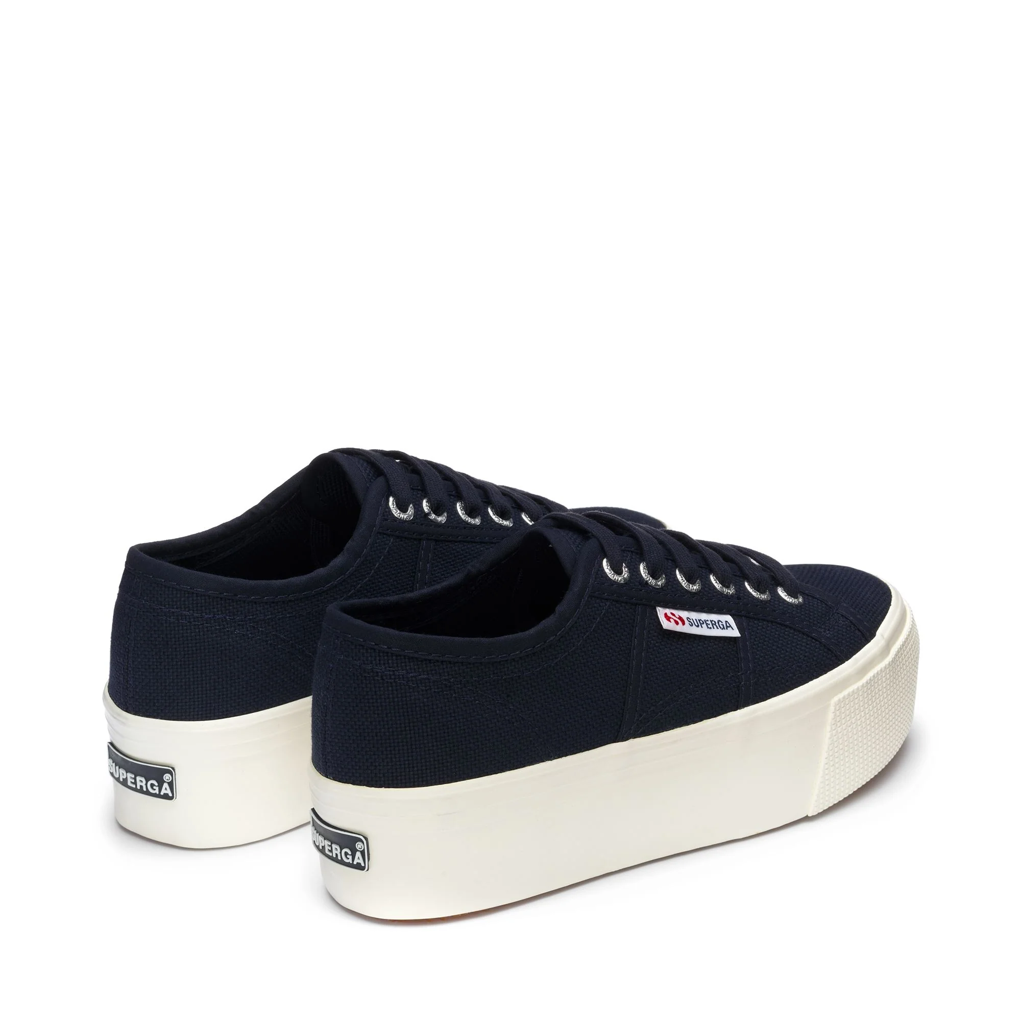 2790 PLATFORM - Lady Shoes - Wedge - Woman - Navy-FAvorio - Image 3