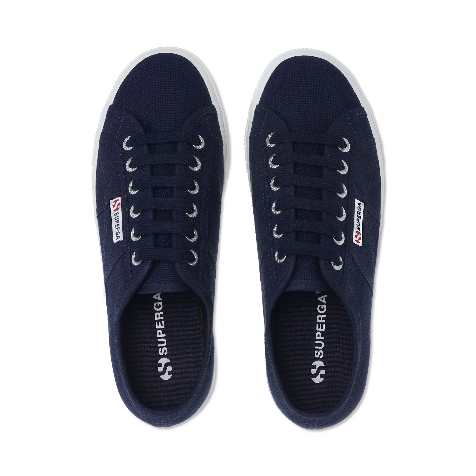 2790 PLATFORM - Lady Shoes - Wedge - Woman - Navy-FWhite-Blue Navy-White - Image 4