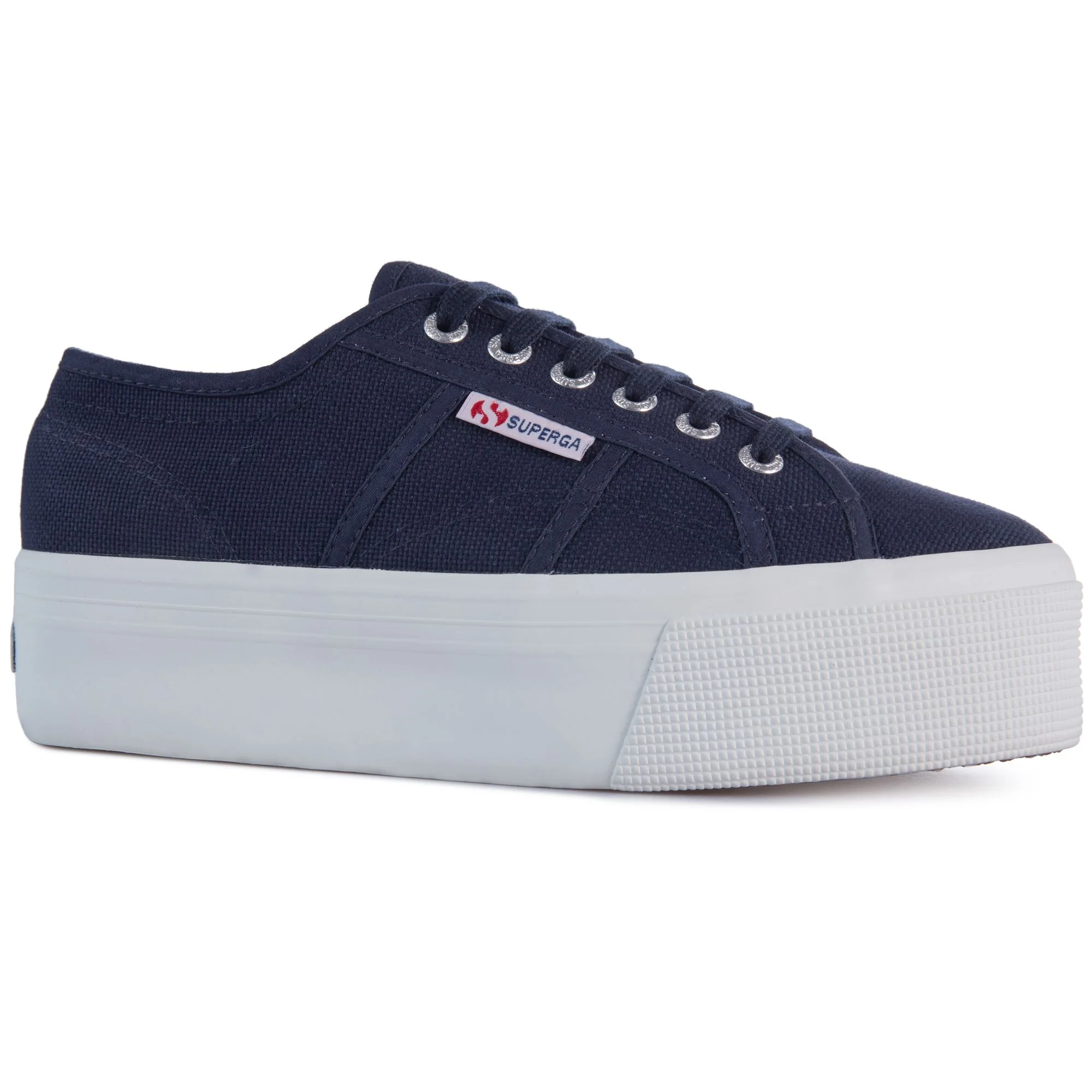 2790 PLATFORM - Lady Shoes - Wedge - Woman - Navy-FWhite-Blue Navy-White - Image 7