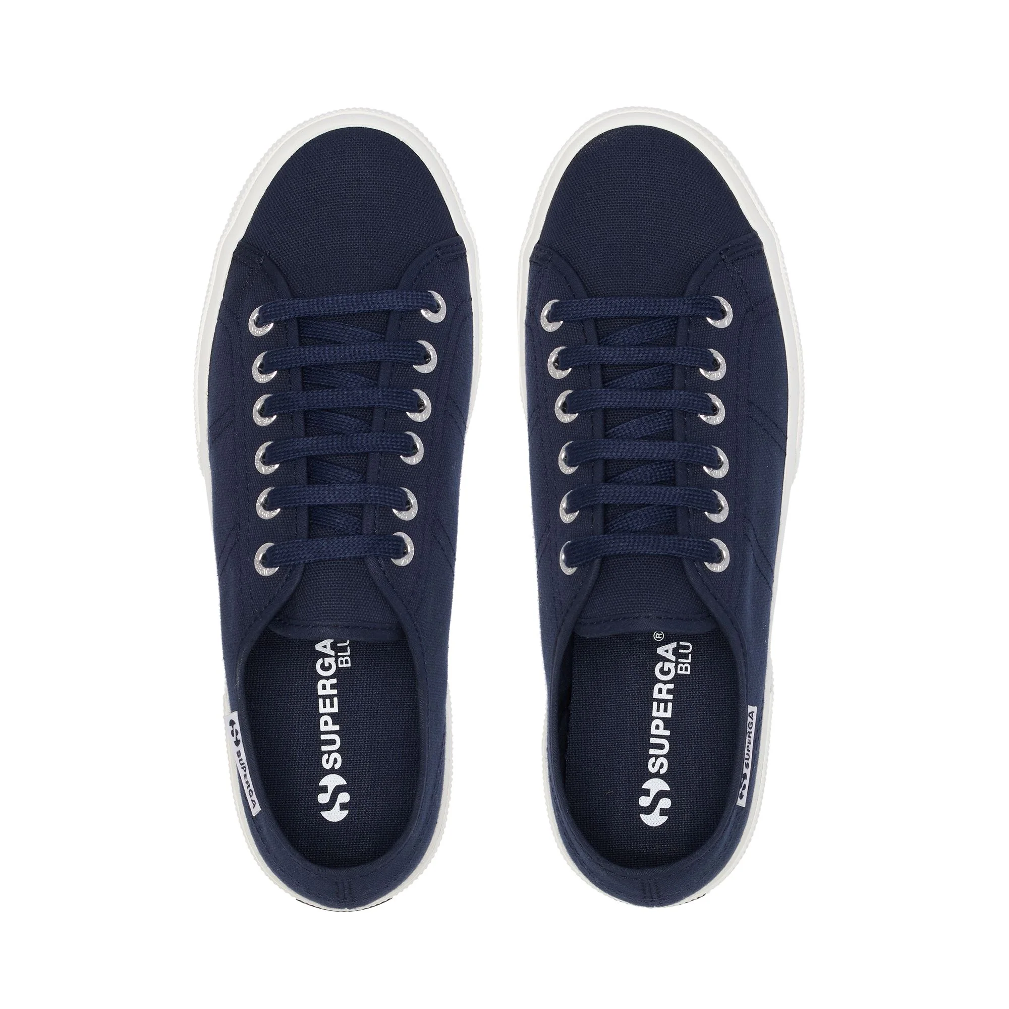 3740 PLATFORM LEGGERA - Lady Shoes - Wedge - Woman - Navy-FWhite-Blue Navy-White - Image 4