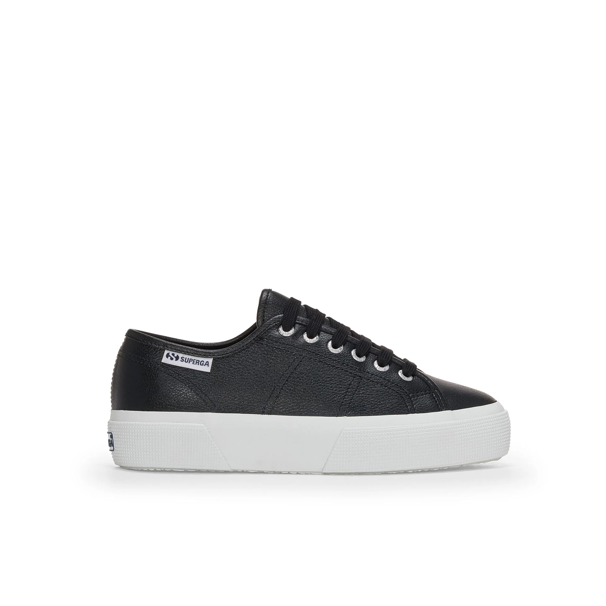 3740 PLATFORM VEGAN TUMBLED MATERIAL LEGGERA - Lady Shoes - Wedge - Woman - Black