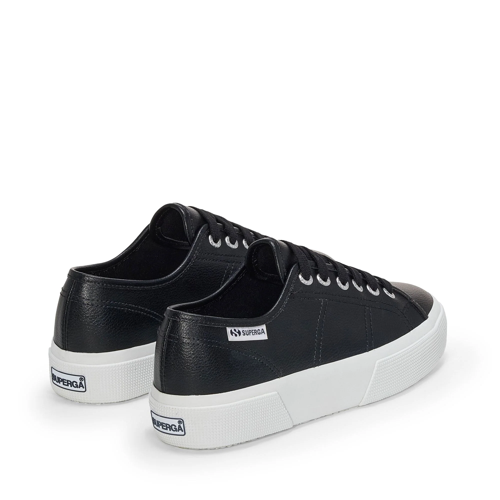 3740 PLATFORM VEGAN TUMBLED MATERIAL LEGGERA - Lady Shoes - Wedge - Woman - Black - Image 3