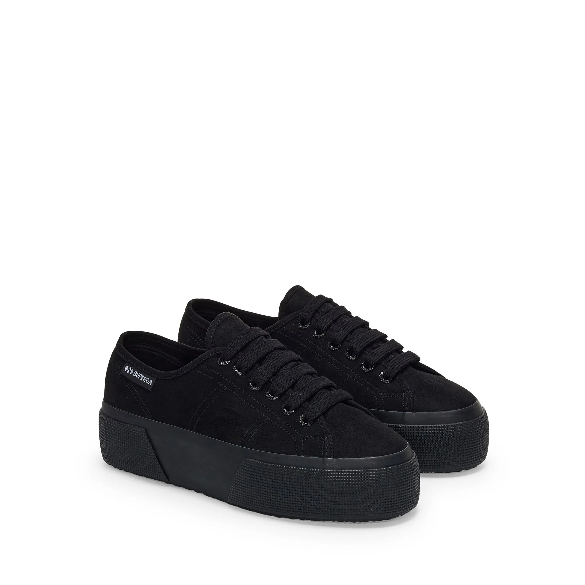 3790 MICROFIBER LEGGERA - Lady Shoes - Wedge - Woman - Total Black-Black - Image 2