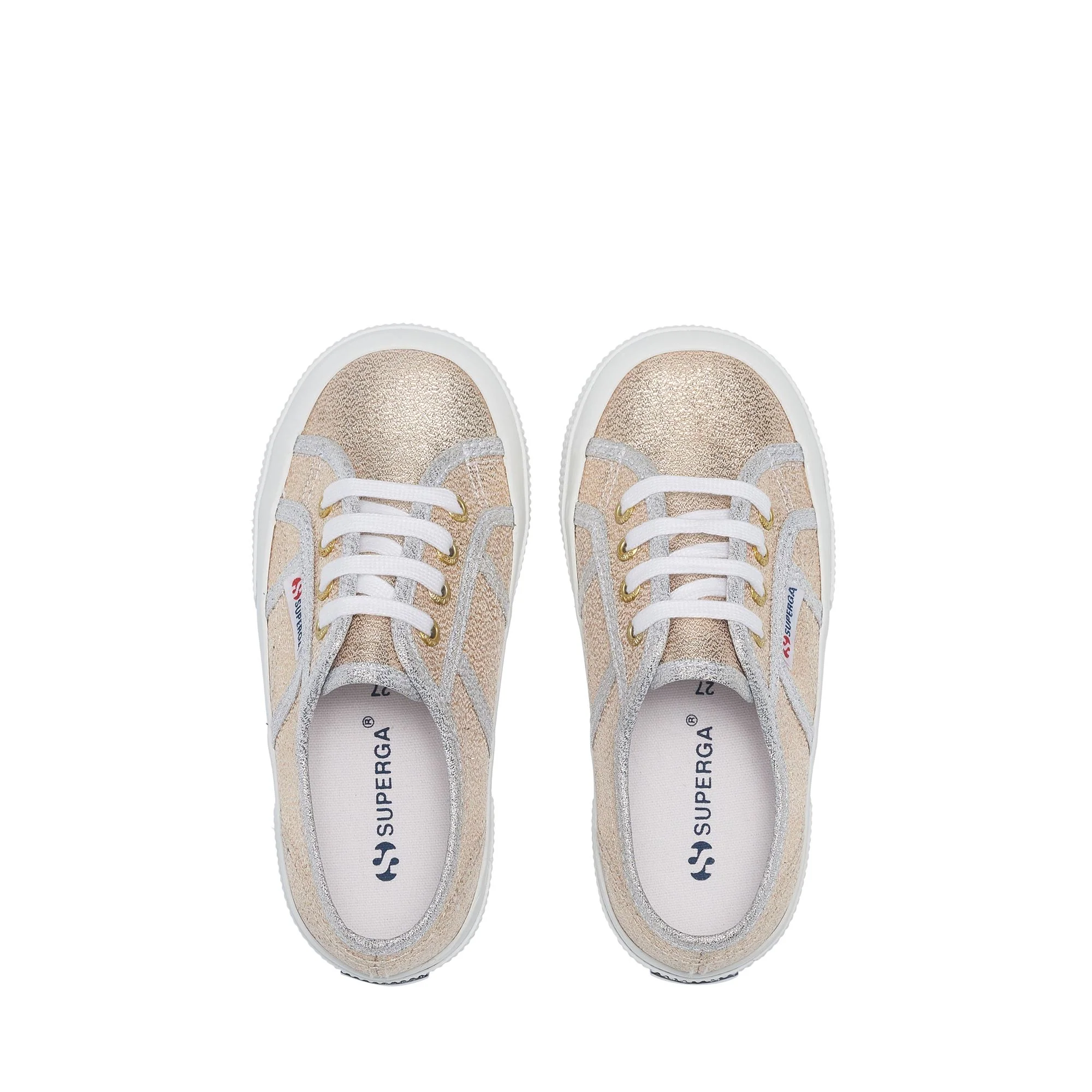 2750-LAMEJ - Le Superga - Sneaker - Girl - Gold-Grey Silver - Image 4