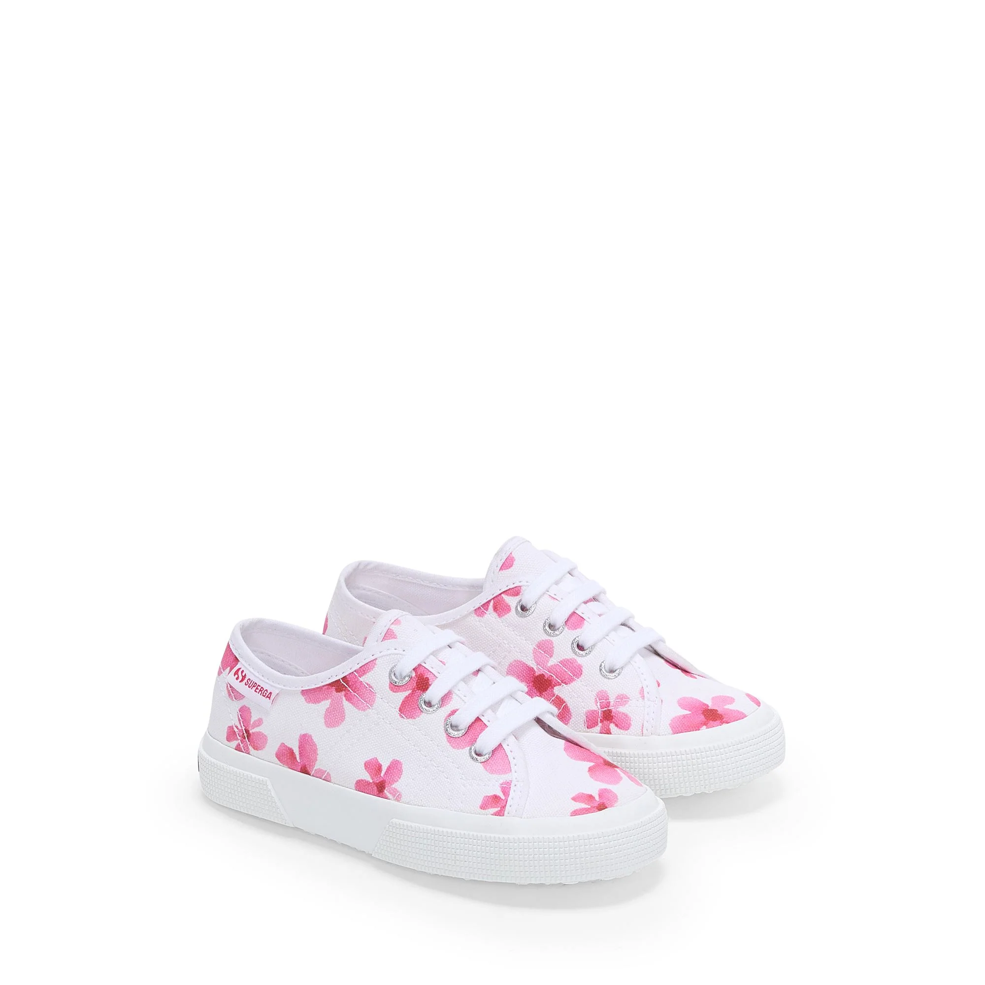 3750 KIDS FLOWER PRINT LEGGERA - Le Superga - Sneaker - Girl - White-Pink - Image 2