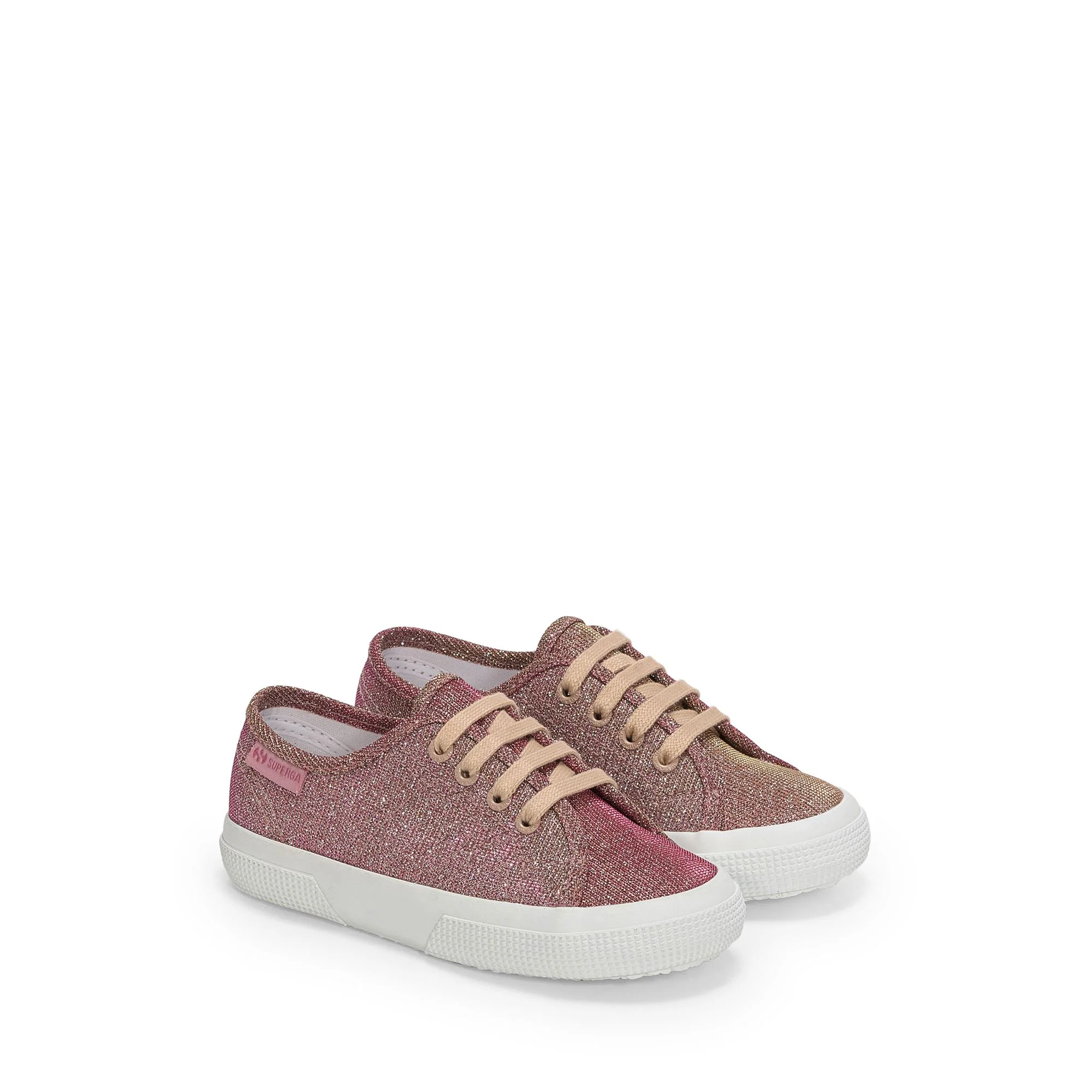 3750 KIDS JERSEY LAME LEGGERA - Le Superga - Low Cut - Girl - Platinum Rose - Image 2