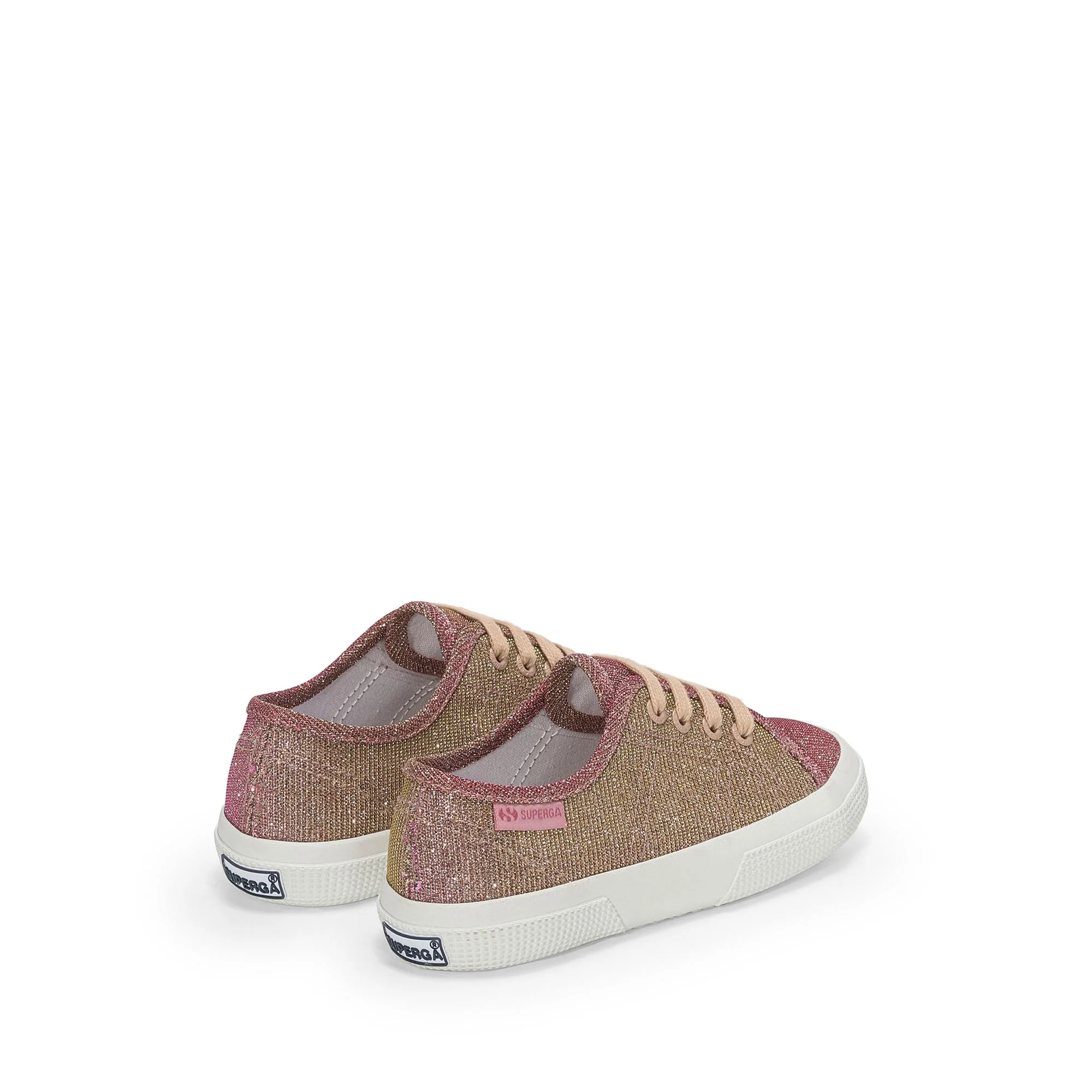 3750 KIDS JERSEY LAME LEGGERA - Le Superga - Low Cut - Girl - Platinum Rose - Image 3