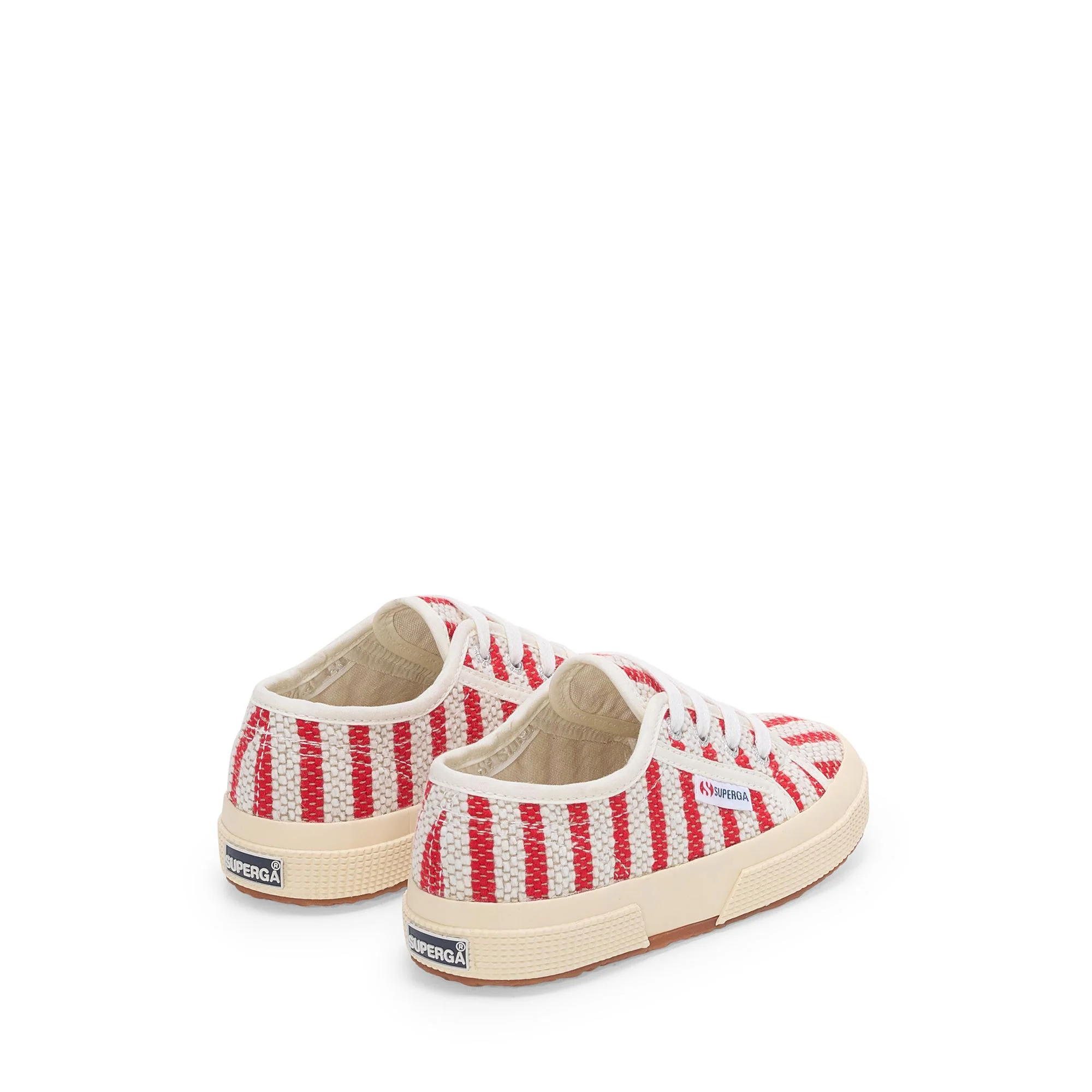 2750 KIDS COTTON STRIPES - Le Superga - Sneaker - Kid unisex - Red-Off White - Image 3