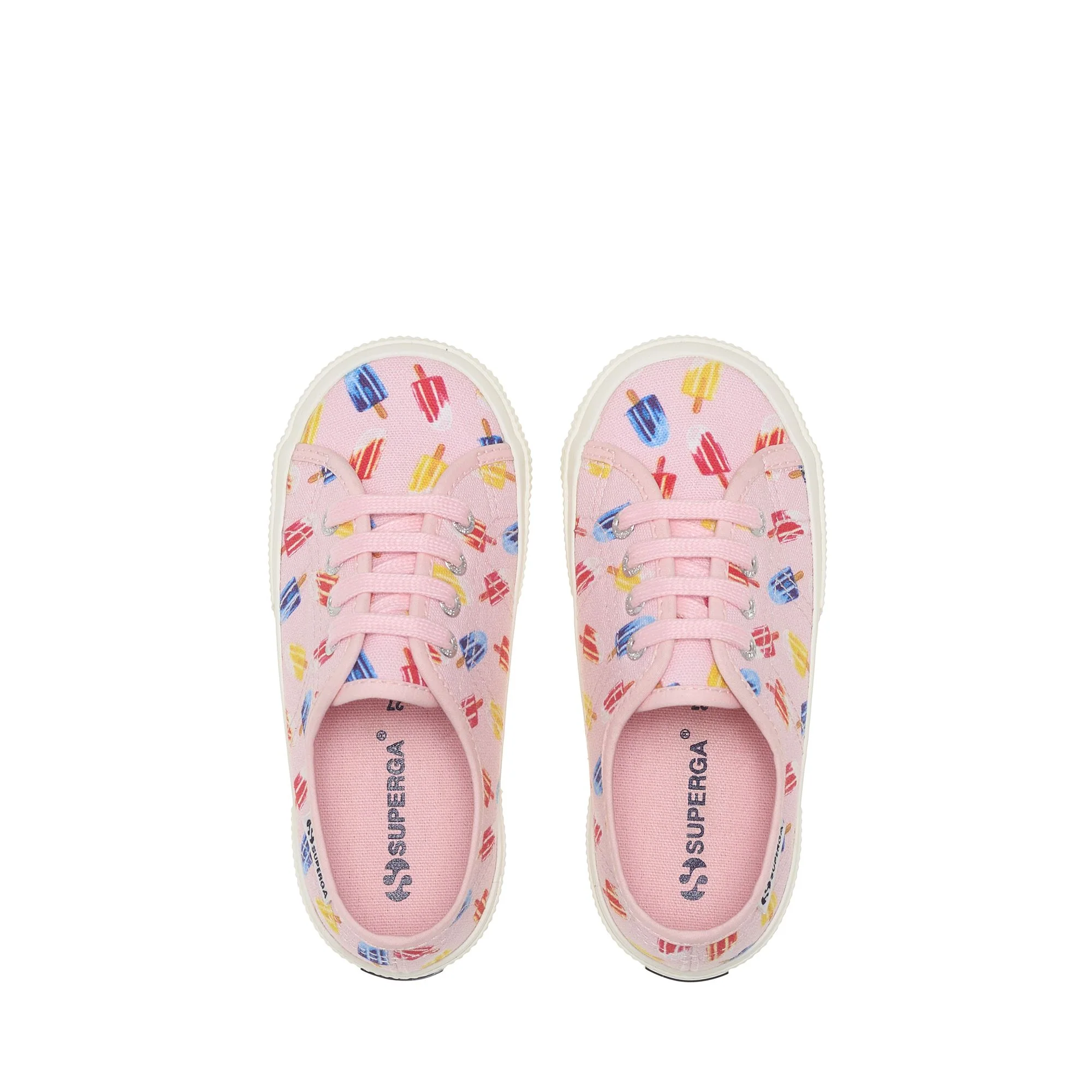 3750 KIDS ICE LOLLY PRINT LEGGERA - Le Superga - Low Cut - Kid unisex - Pink Nosegay-Ice Lolly - Image 4