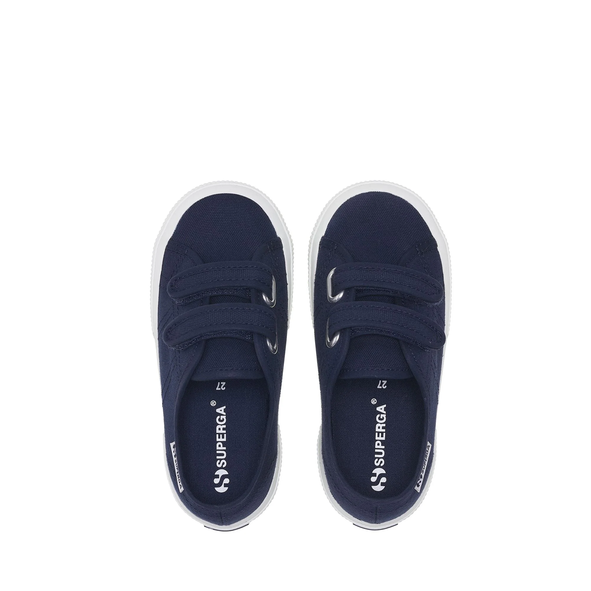 3750 LEGGERA KIDS STRAPS - Le Superga - Sneaker - Kid unisex - Navy-FWhite-Blue Navy-White - Image 4