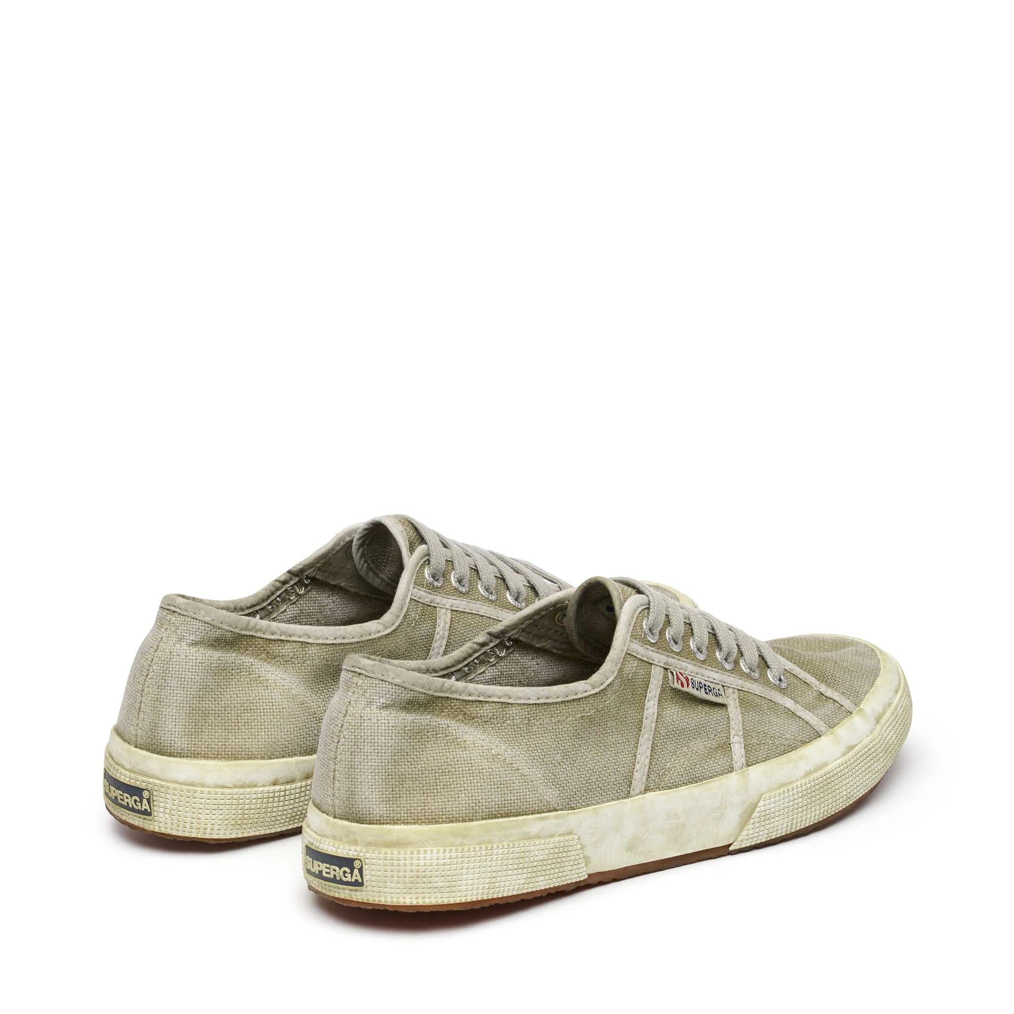 2750 COTTON DYED - Le Superga - Low Cut - Unisex - Green Dusty - Image 3