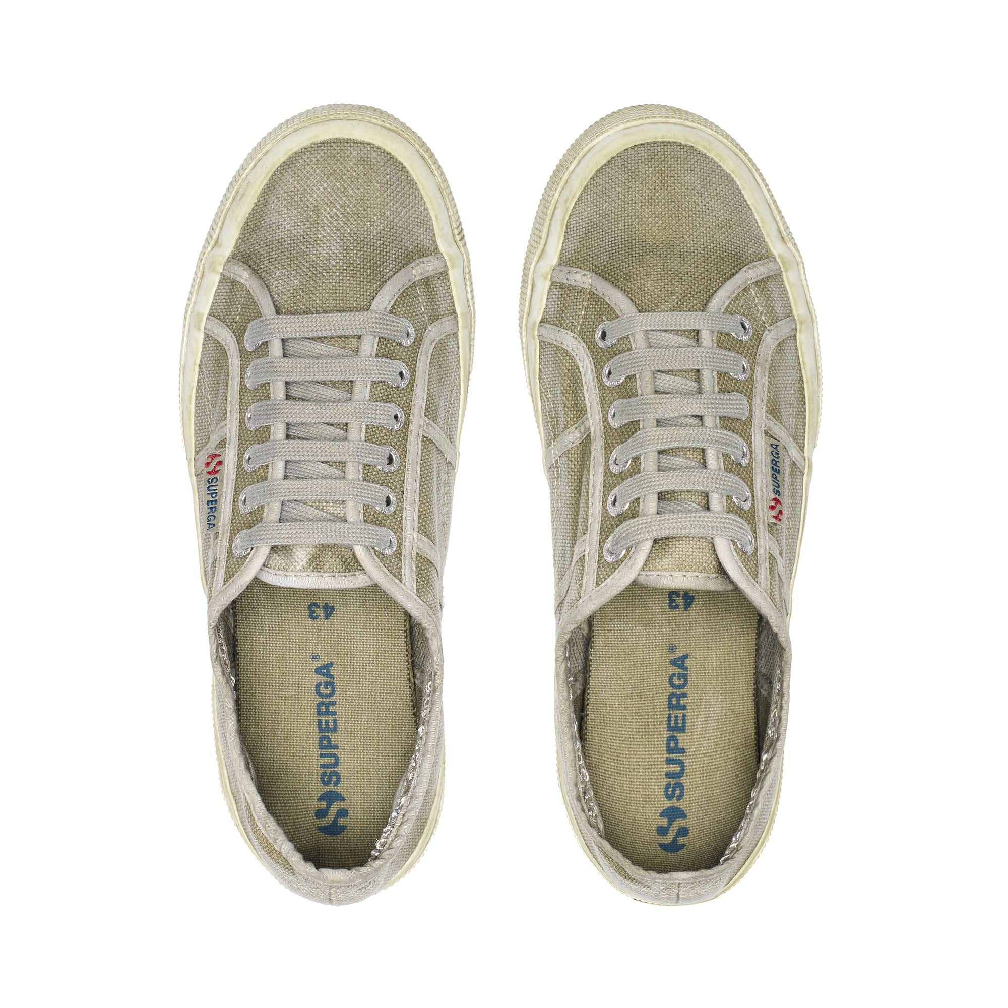 2750 COTTON DYED - Le Superga - Low Cut - Unisex - Green Dusty - Image 4