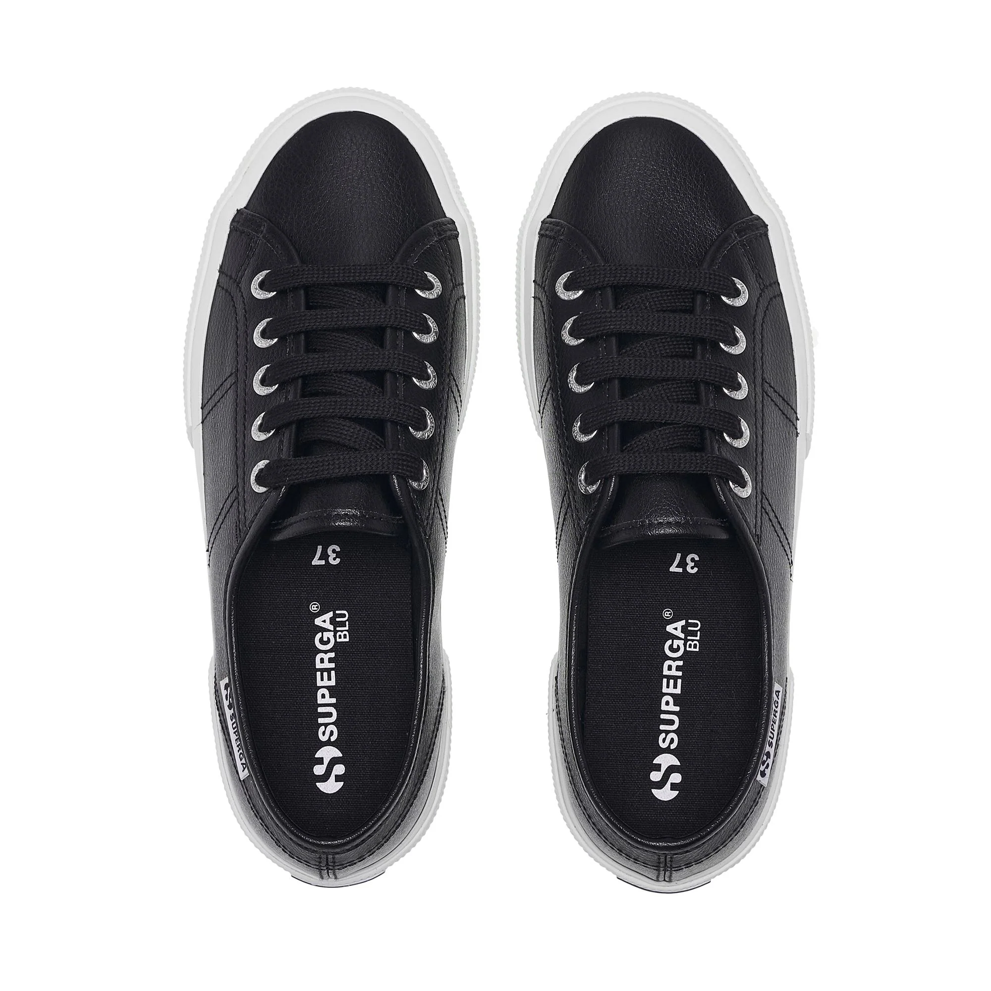 3750 VEGAN TUMBLED MATERIAL LEGGERA - Le Superga - Low Cut - Unisex - Black - Image 4