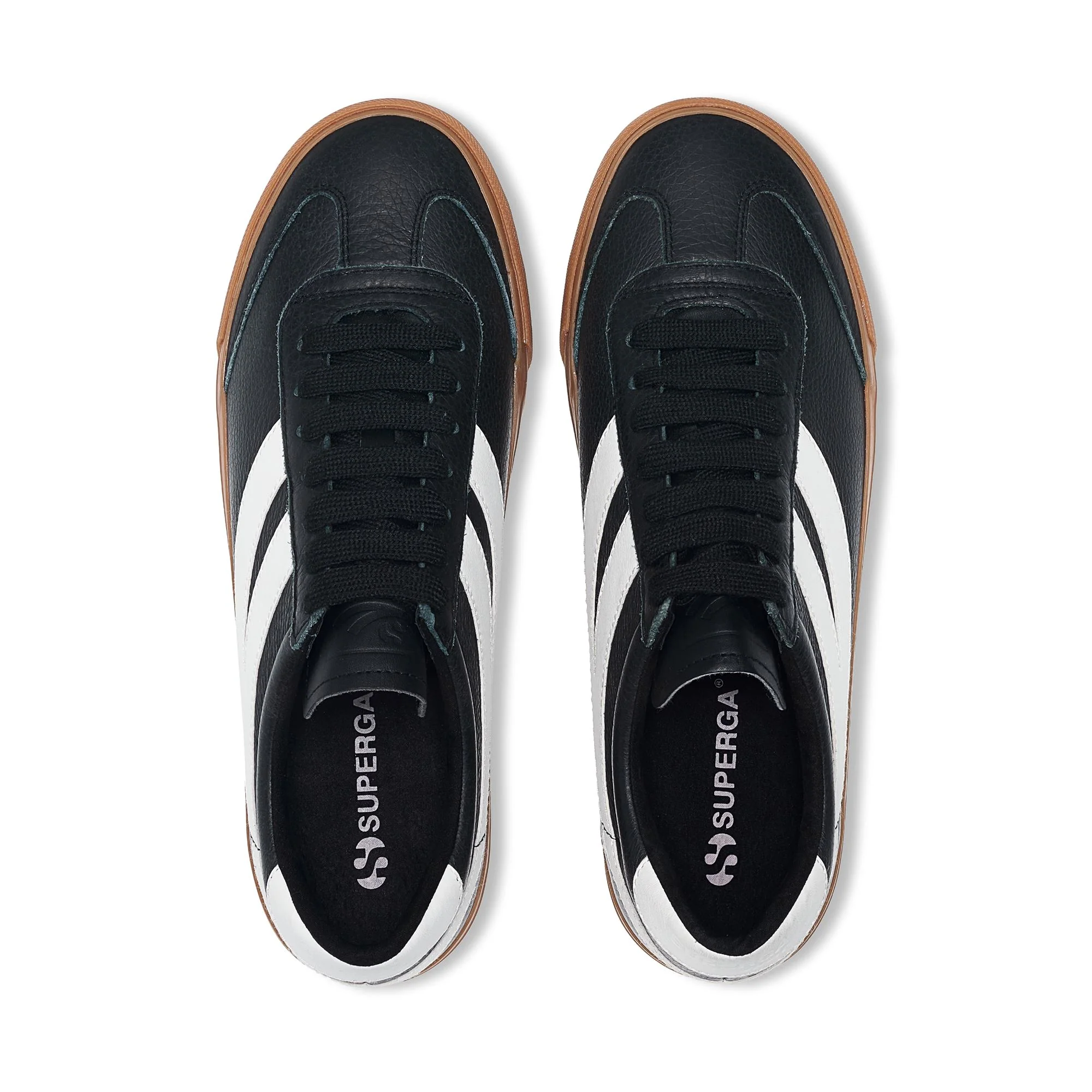 4834 CLUB S SWALLOW - Le Superga - Low Cut - Unisex - Black-Gum - Image 4