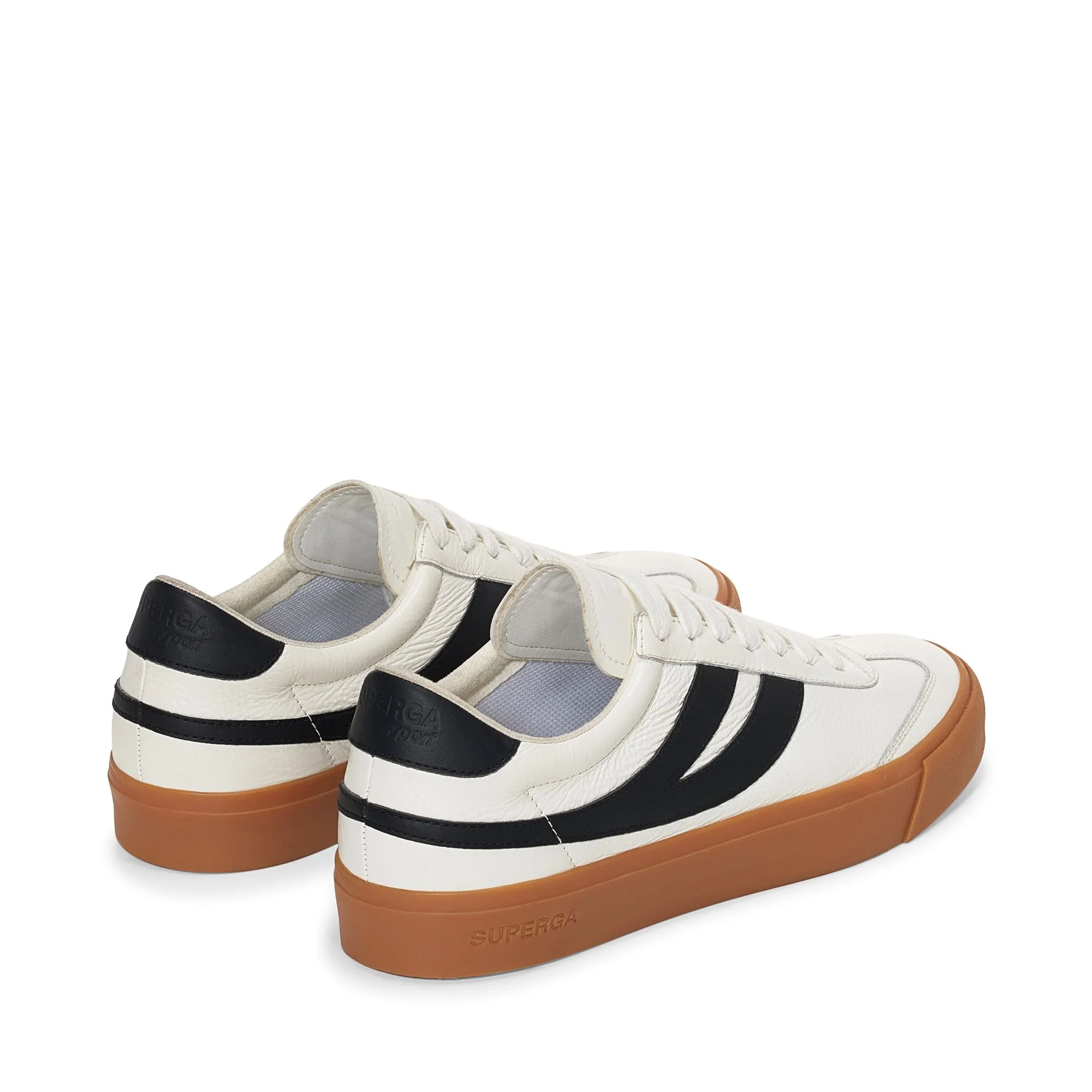 4834 CLUB S SWALLOW - Le Superga - Low Cut - Unisex - White-Black-Gum - Image 3