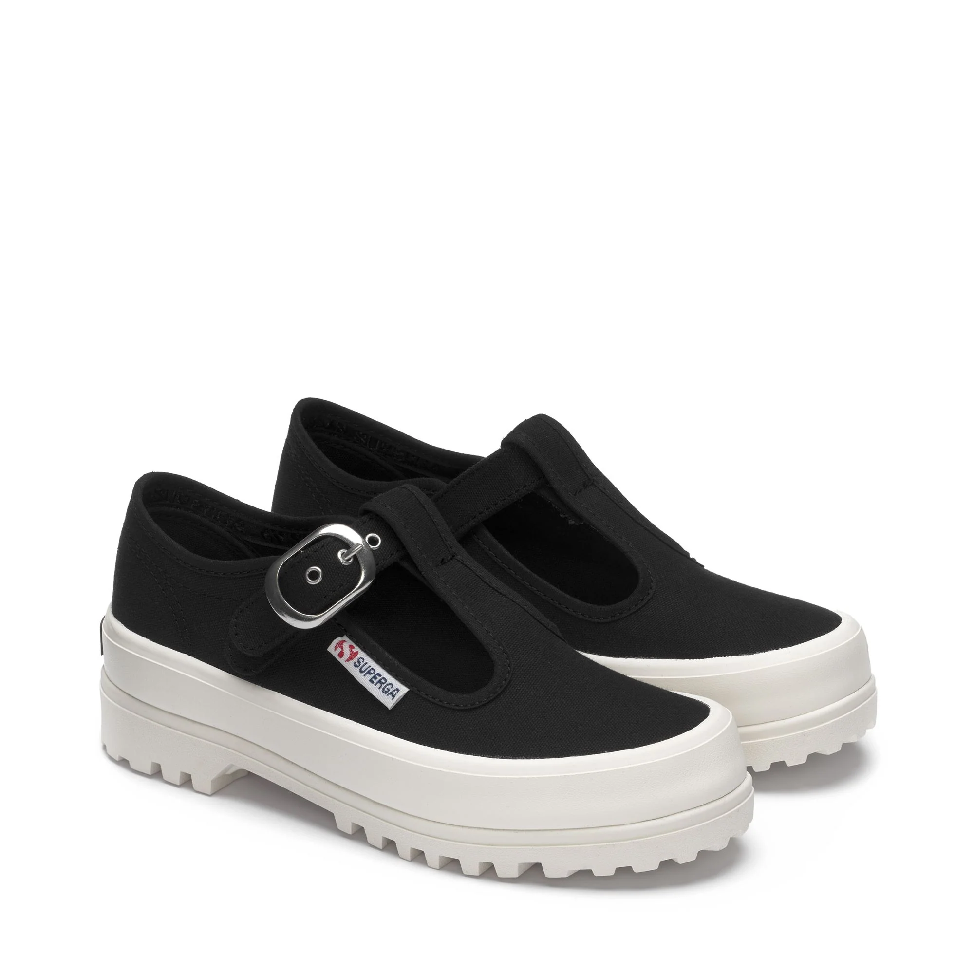 2541 MARY JANE ALPINA - Le Superga - Low Cut - Woman - Black-FAvorio - Image 2