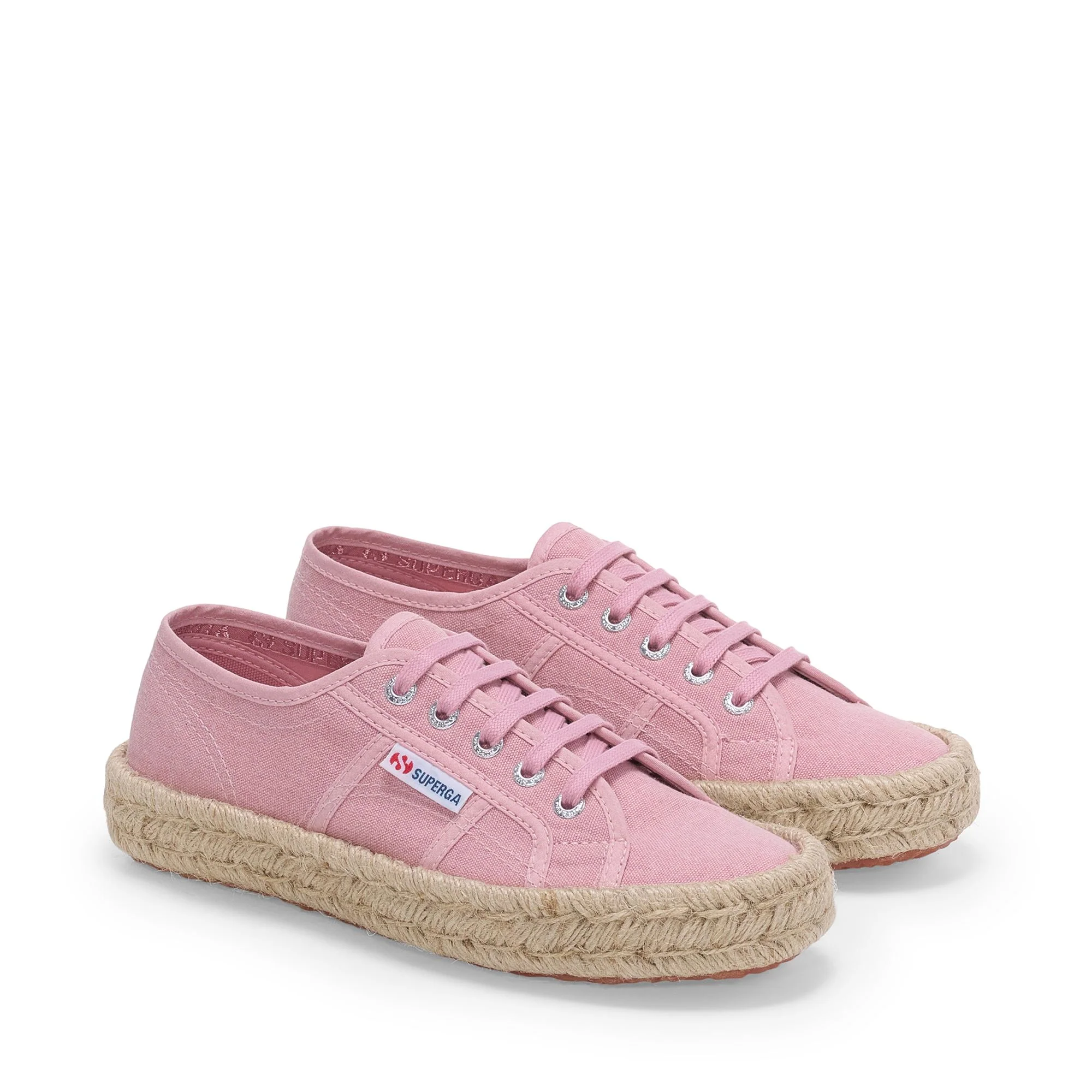 2750 COTTON STONE WASH ROPE - Le Superga - Low Cut - Woman - Pink Frost Washed - Image 2