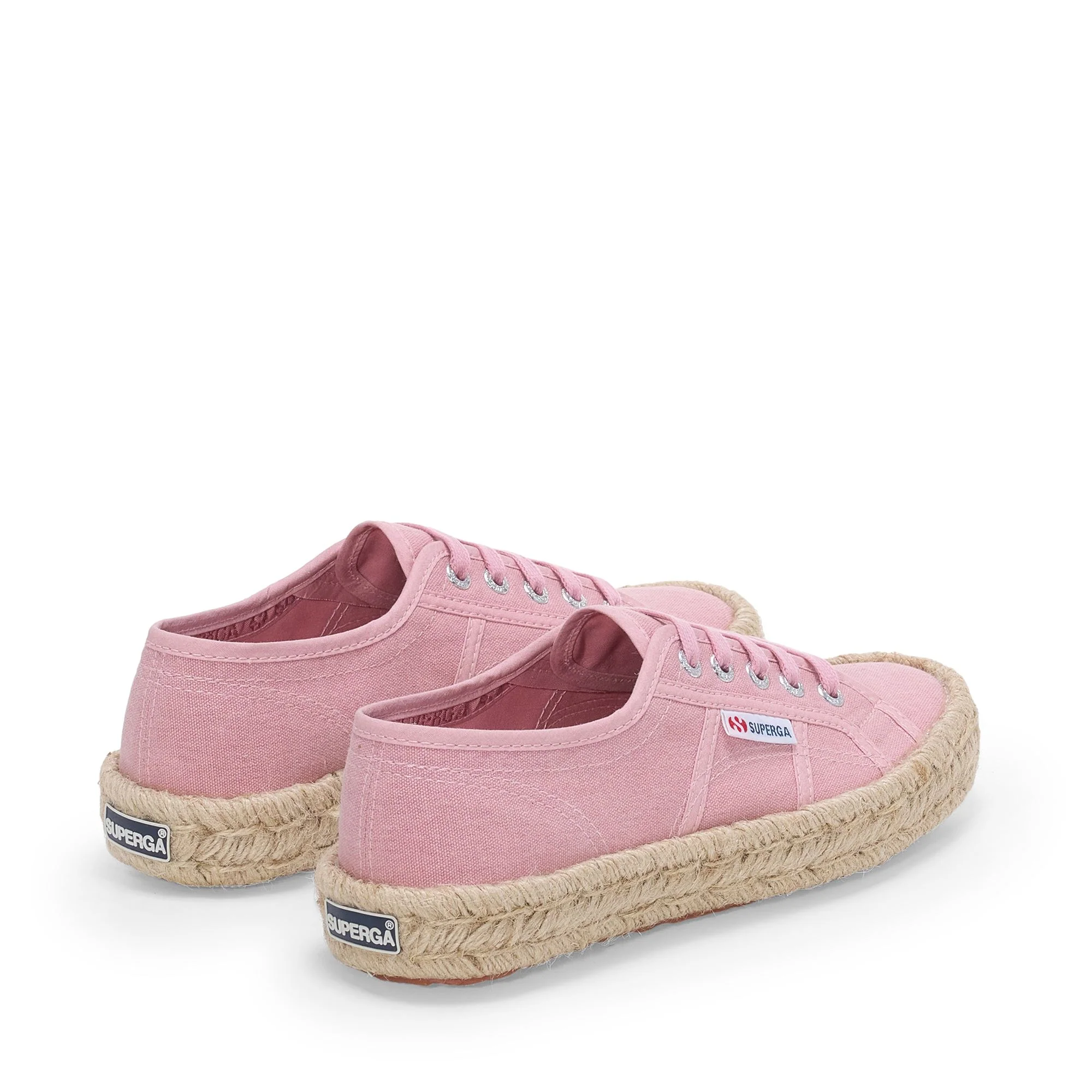 2750 COTTON STONE WASH ROPE - Le Superga - Low Cut - Woman - Pink Frost Washed - Image 3