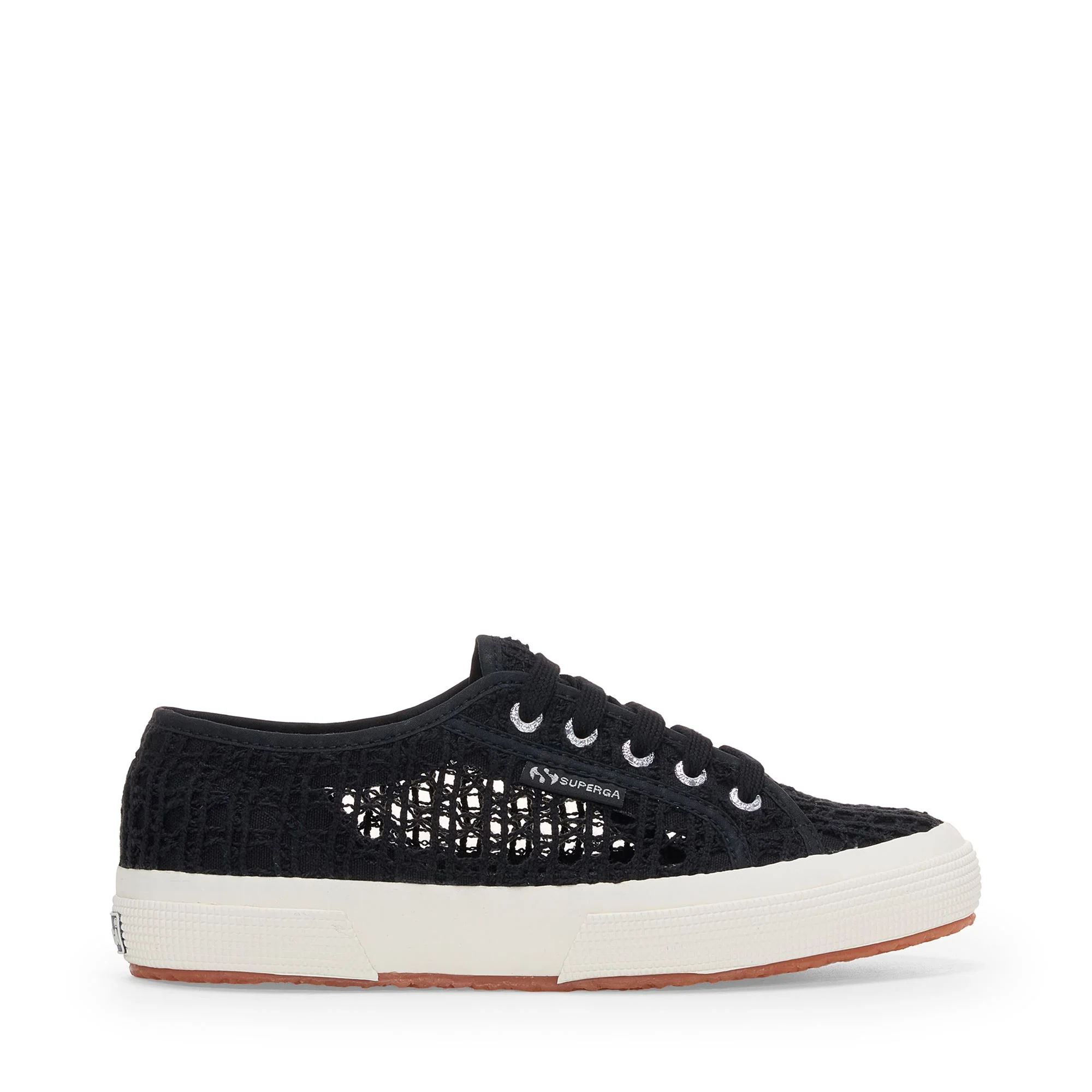 2750 CROCHET - Le Superga - Low Cut - Woman - Black-FAvorio