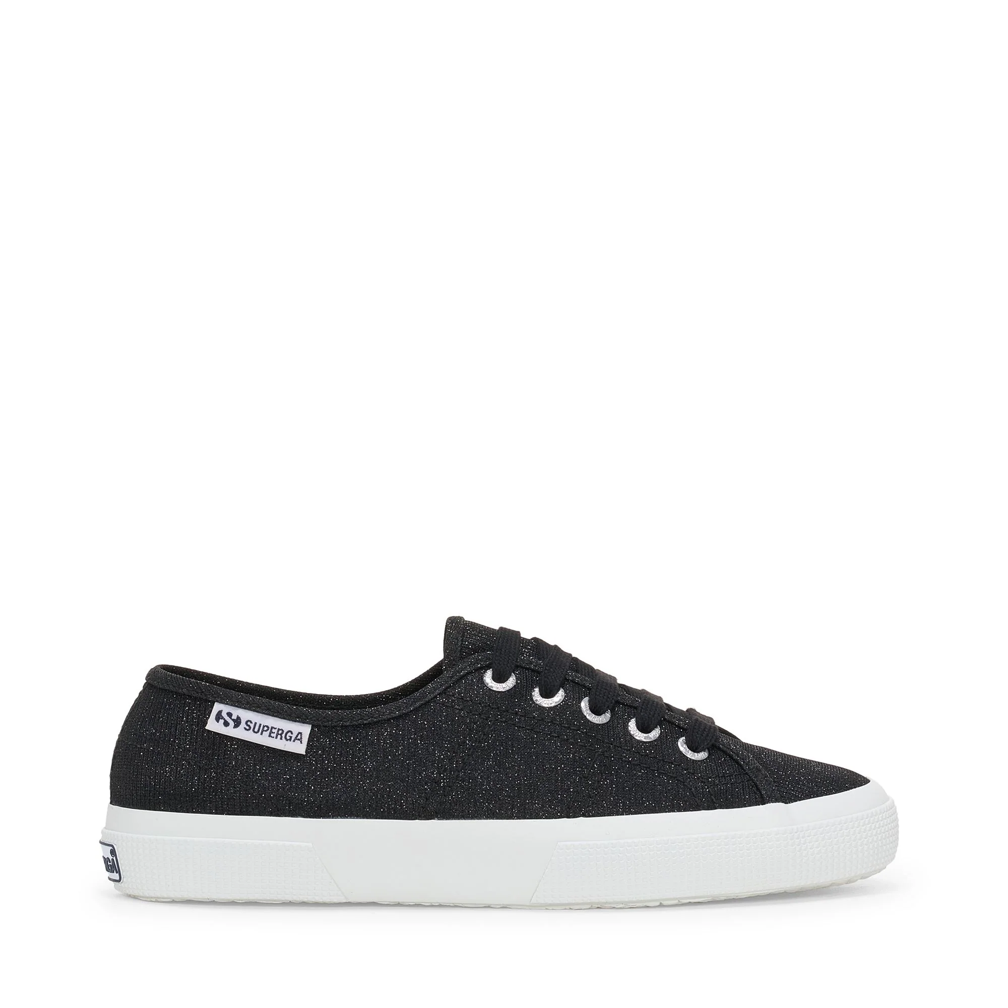 3750 JERSEY LAME LEGGERA - Le Superga - Low Cut - Woman - Black