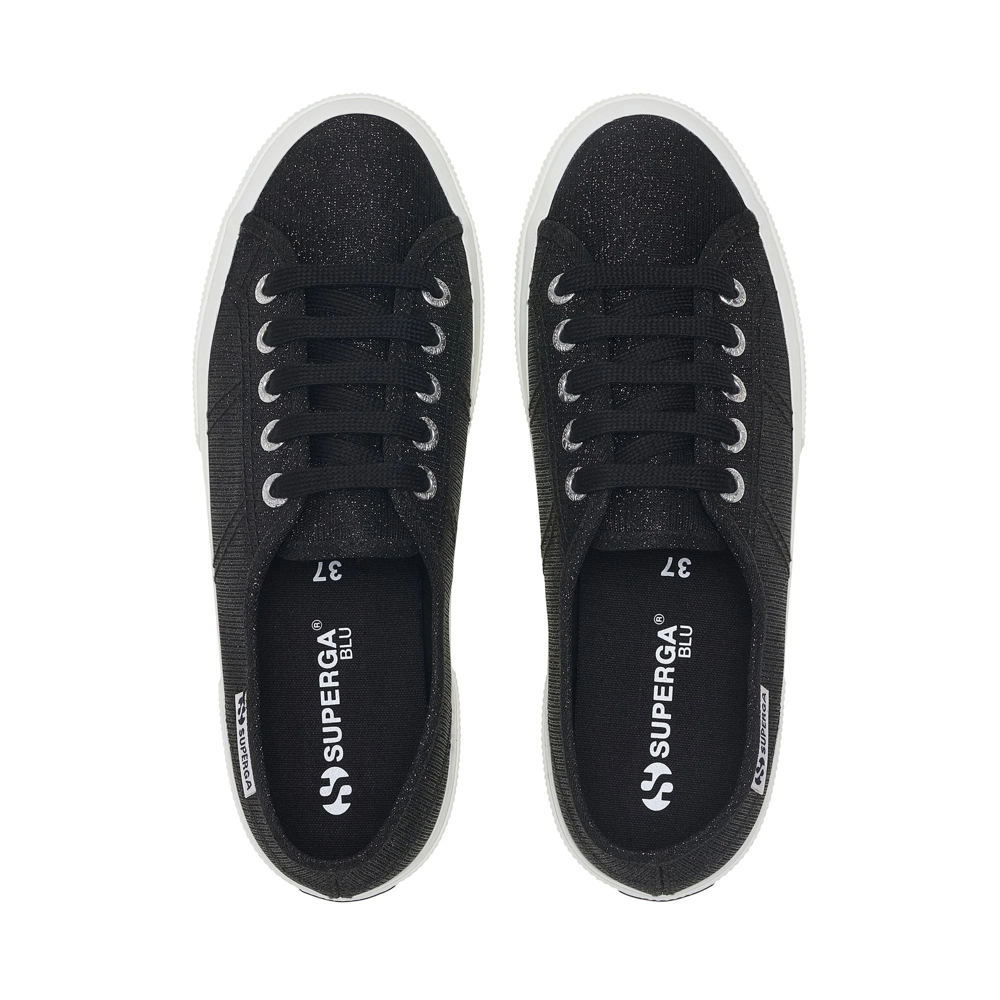 3750 JERSEY LAME LEGGERA - Le Superga - Low Cut - Woman - Black - Image 4