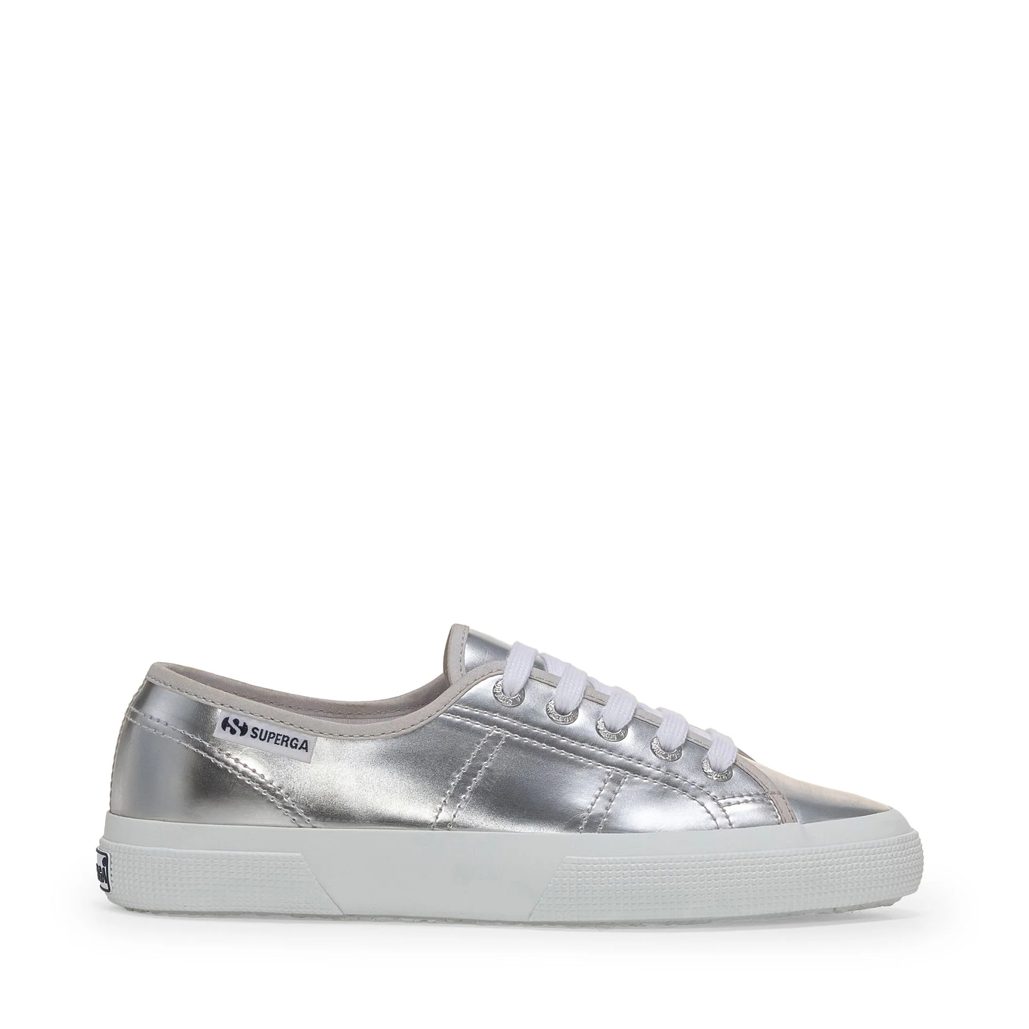 3750 MIRROR SYNTHETIC MATERIAL LEGGERA - Le Superga - Low Cut - Woman - Silver