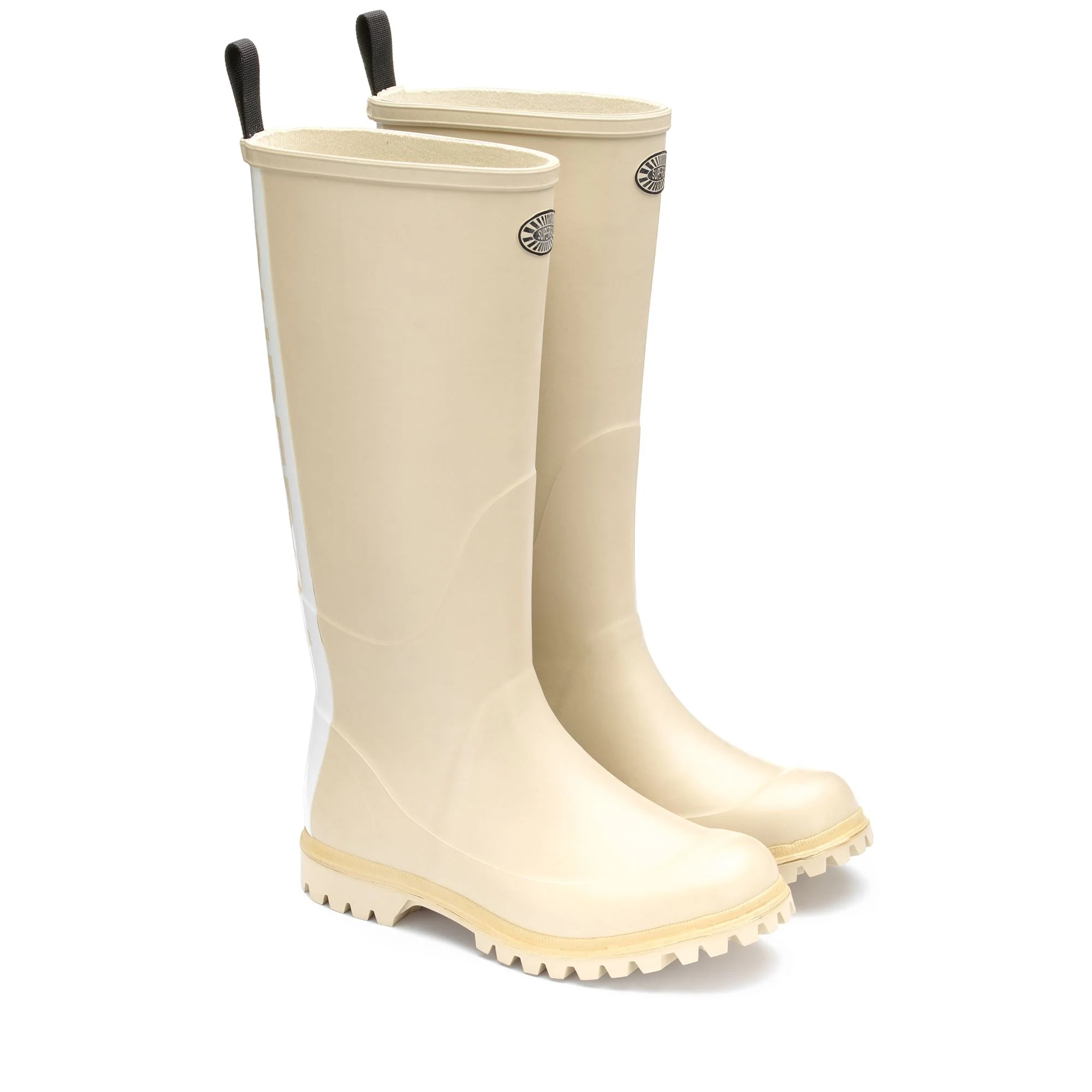 799 RUBBER BOOTS LETTERING - Rubber Boots - High Cut - Unisex - Beige Lt-Beige Semolina - Image 2