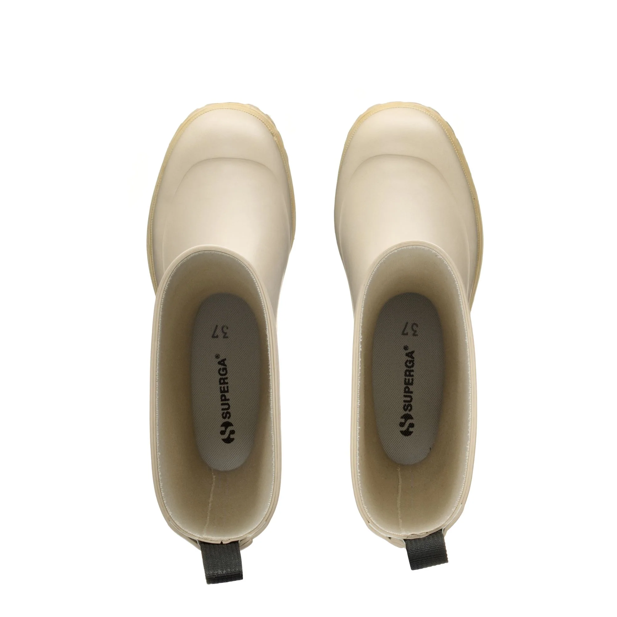 799 RUBBER BOOTS LETTERING - Rubber Boots - High Cut - Unisex - Beige Lt-Beige Semolina - Image 4