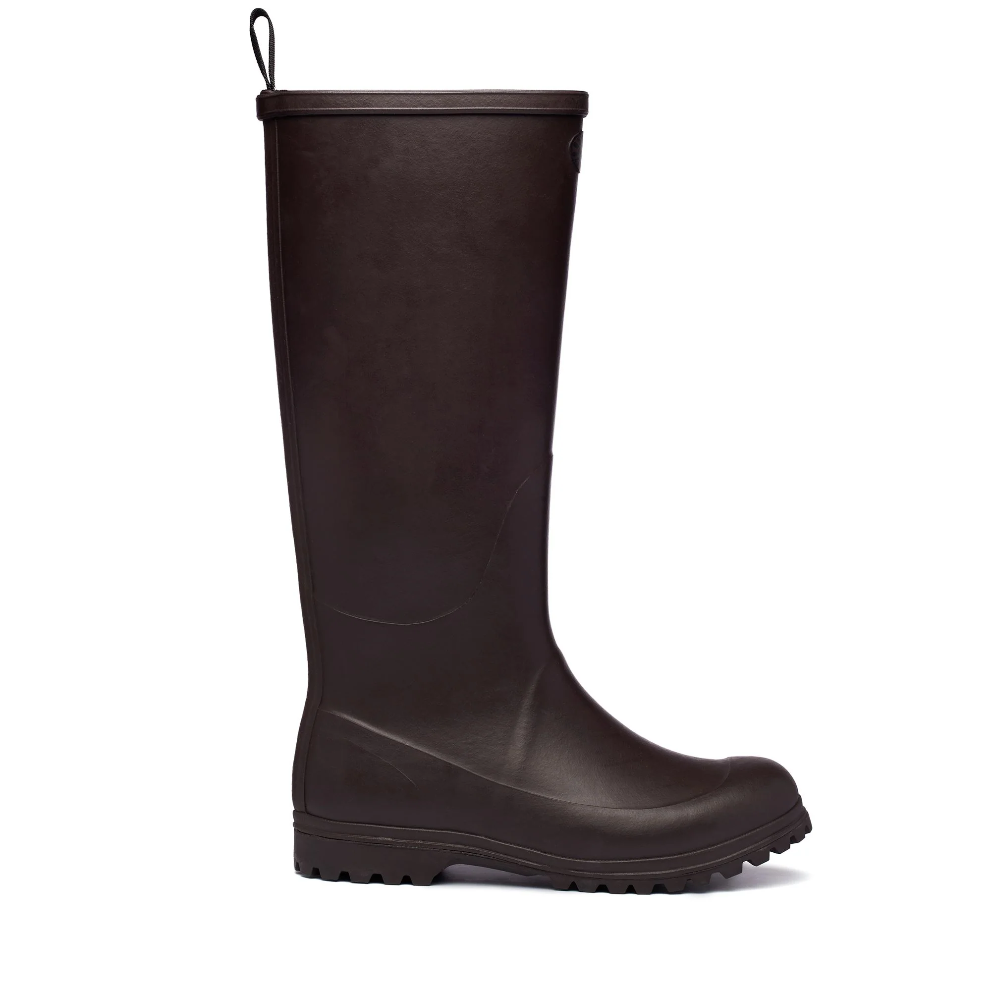 799 RUBBER BOOTS - Rubber Boots - High Cut - Woman - Brown Dark-NON UTILIZZARE