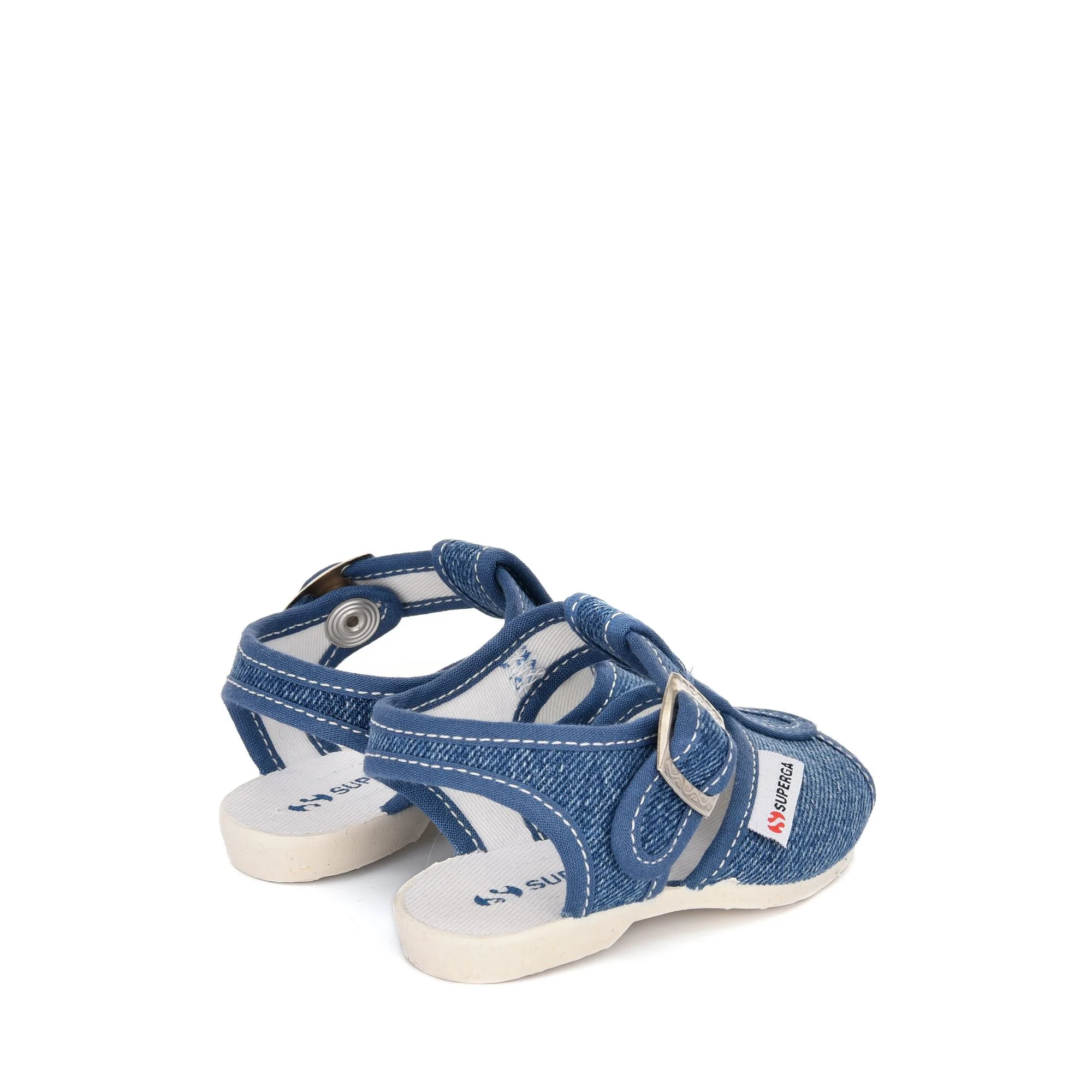 1200-COTJ - Sandals - Sandal - Kid unisex - Jeans-White - Image 3
