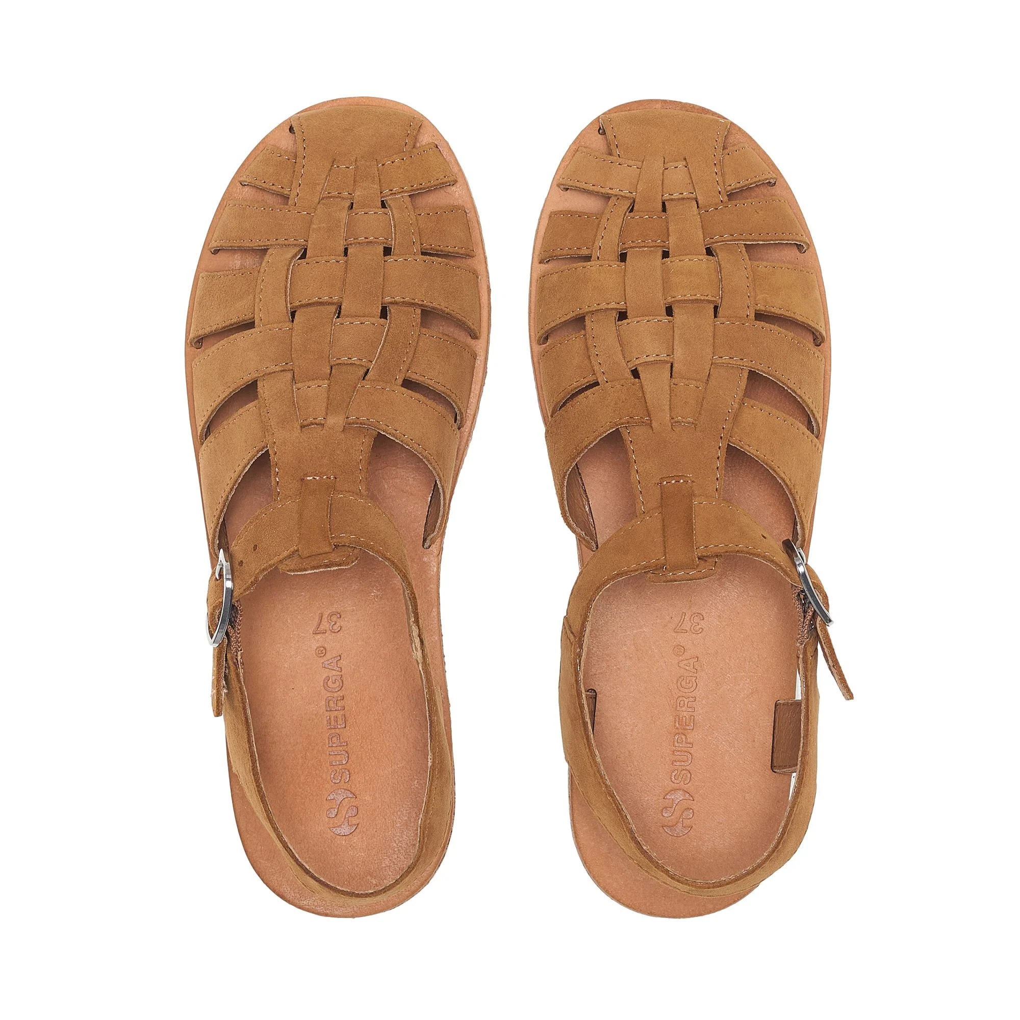 3019 FISHERMAN SANDAL SUEDE - Sandals - Sandal - Unisex - Brown Brique - Image 4
