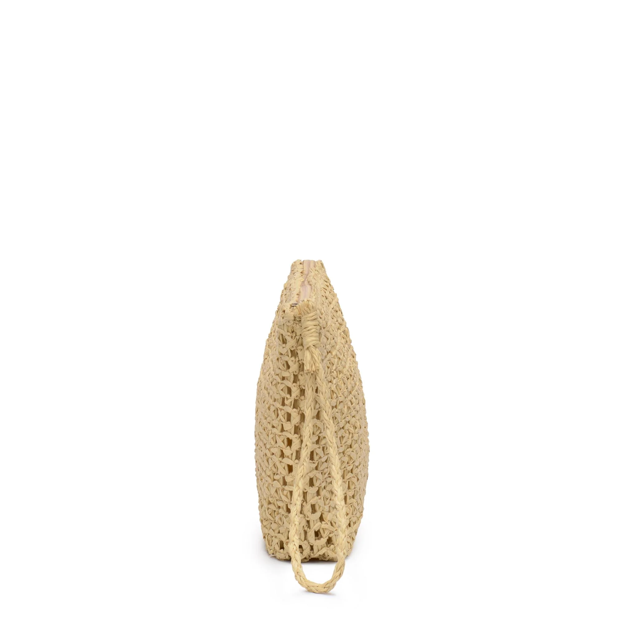 RAFFIA CLUTCH - Small Accessories - Beauty Case - Woman - Beige Ecru - Image 2