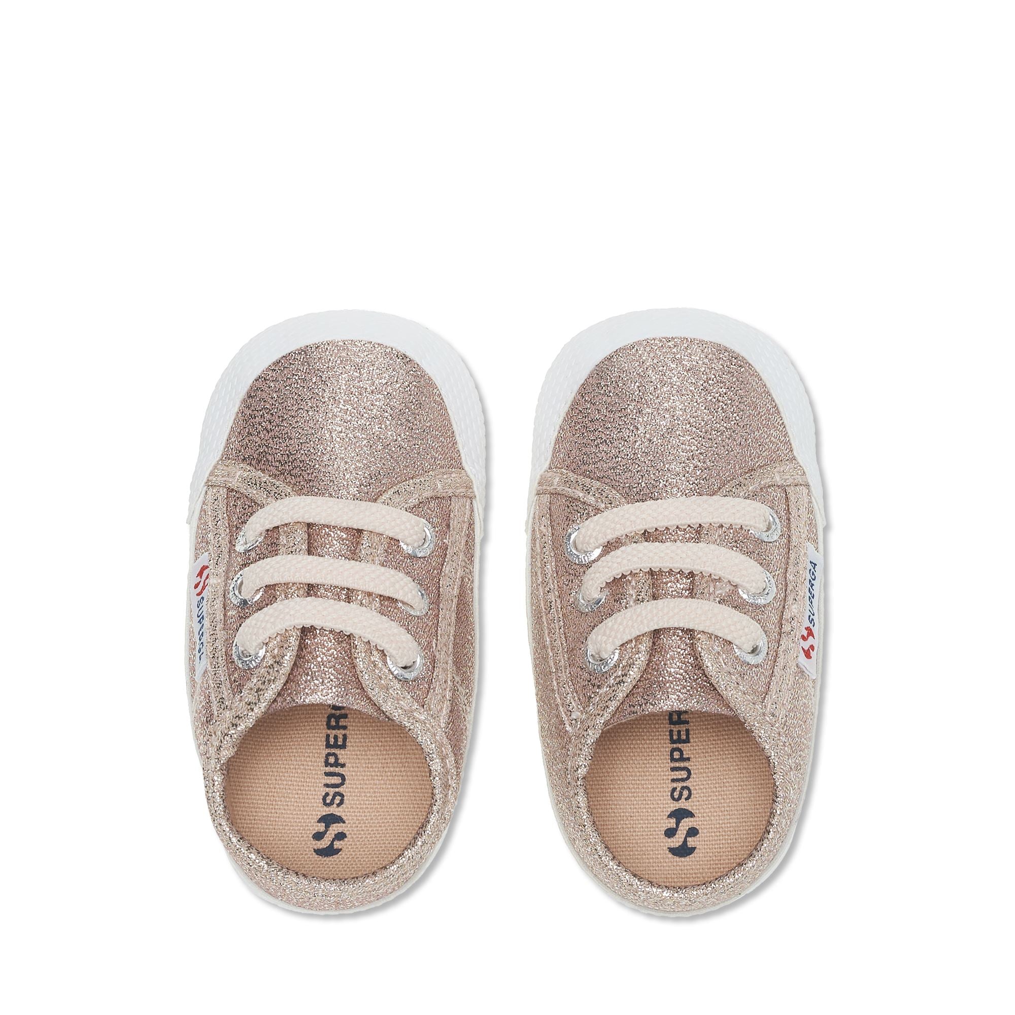 4006 BABY LAME - Sneakers - Low Cut - Girl - Rose Platinum-Orange Rosewater - Image 4