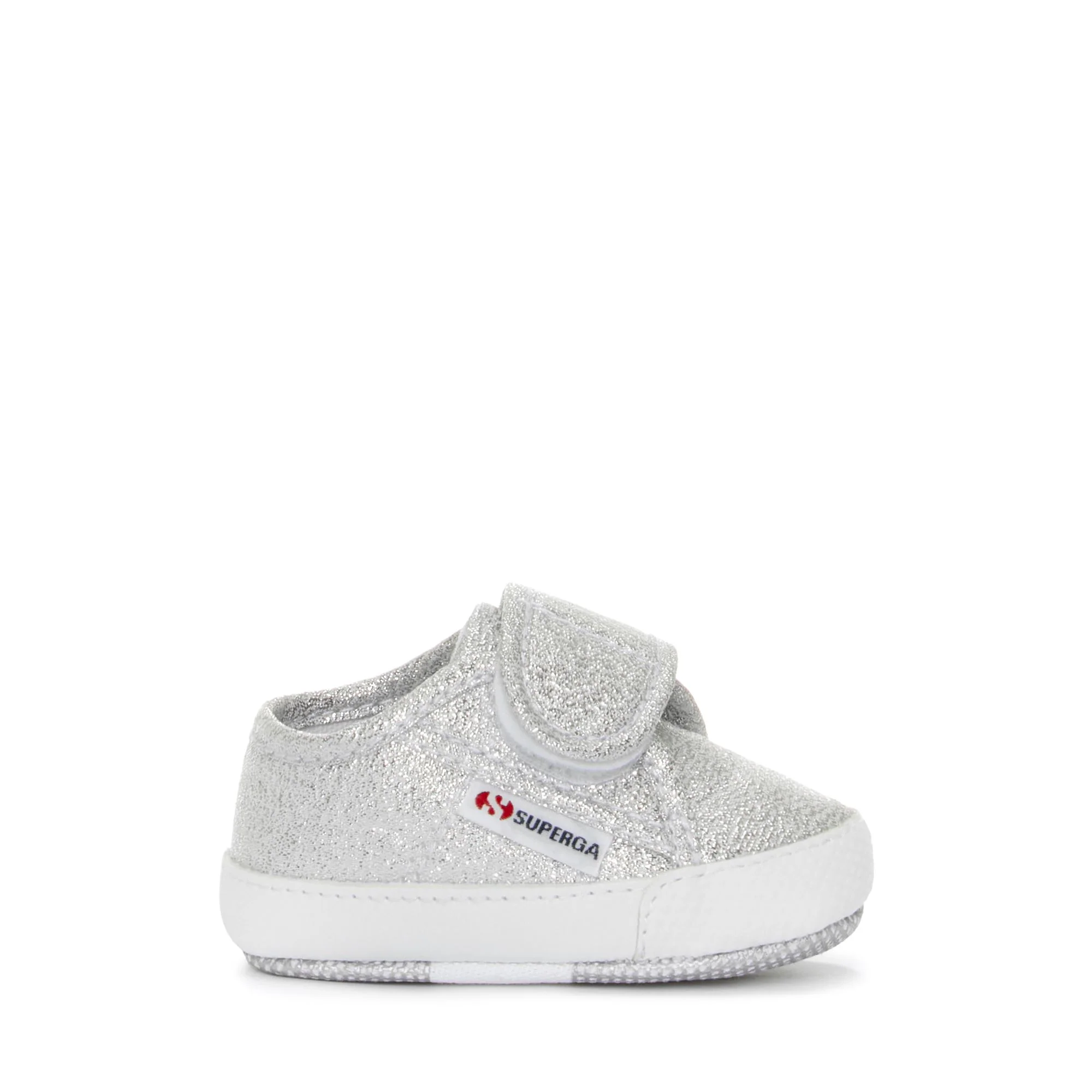 4006 BABY STRAP LAME - Sneakers - Low Cut - Girl - Grey Silver