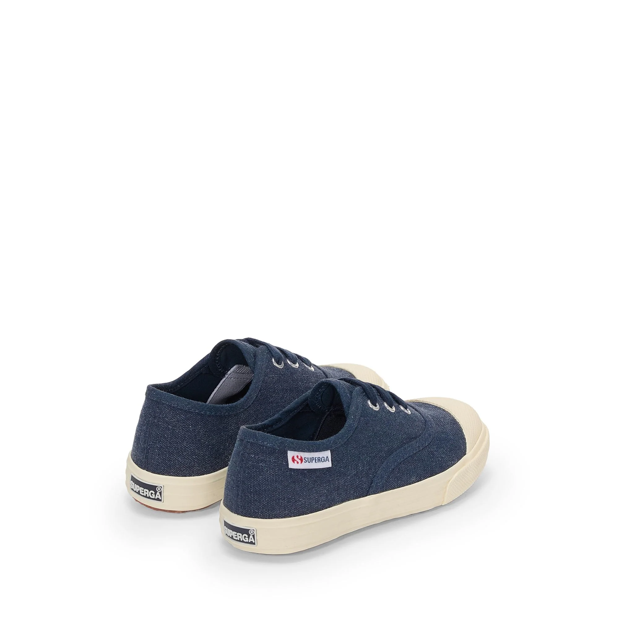 2118 KIDS COTTON STONE WASH - Sneakers - Low Cut - Kid unisex - Blue Navy-F Off White - Image 3