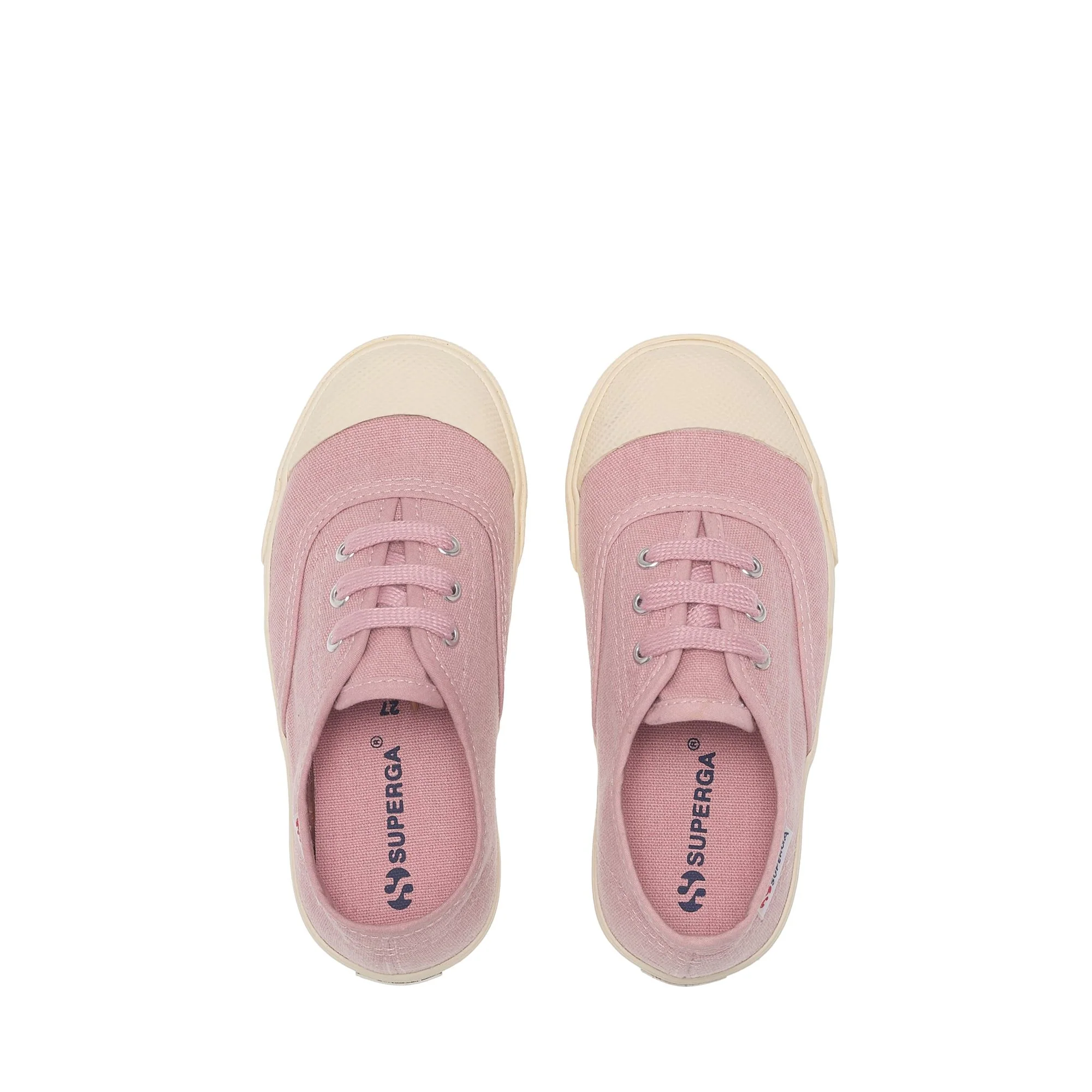 2118 KIDS COTTON STONE WASH - Sneakers - Low Cut - Kid unisex - Pink Frost-FOff White - Image 4