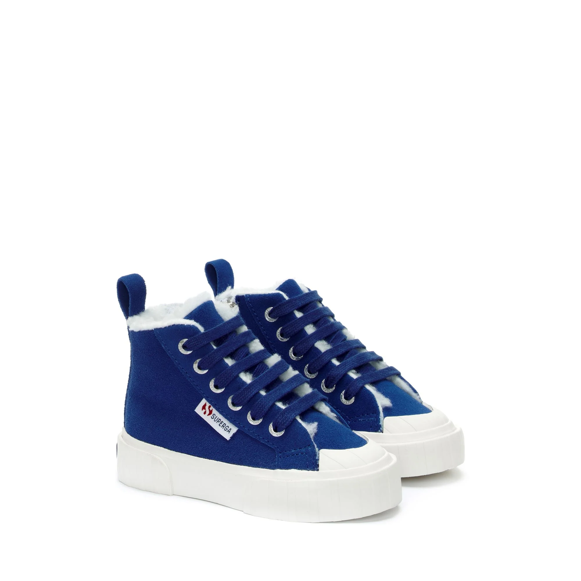 2696 KIDS STRIPE SUEDE - Sneakers - Mid Cut - Kid unisex - Blue Royal-FAvorio - Image 2
