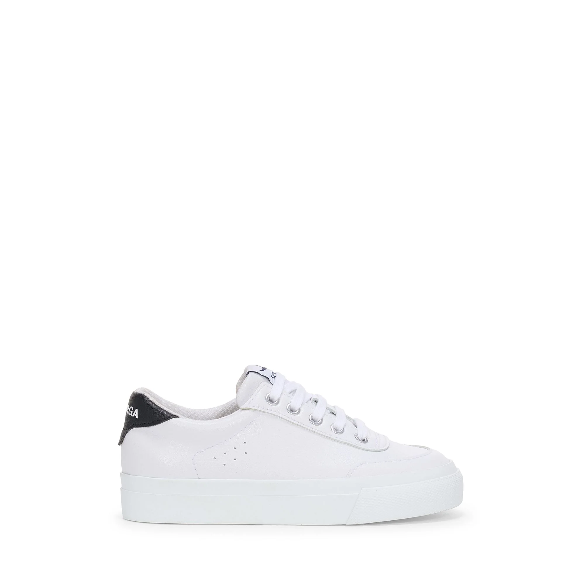 3844 VEGAN MATERIAL CLUB KIDS - Sneakers - Low Cut - Kid unisex - White-Black