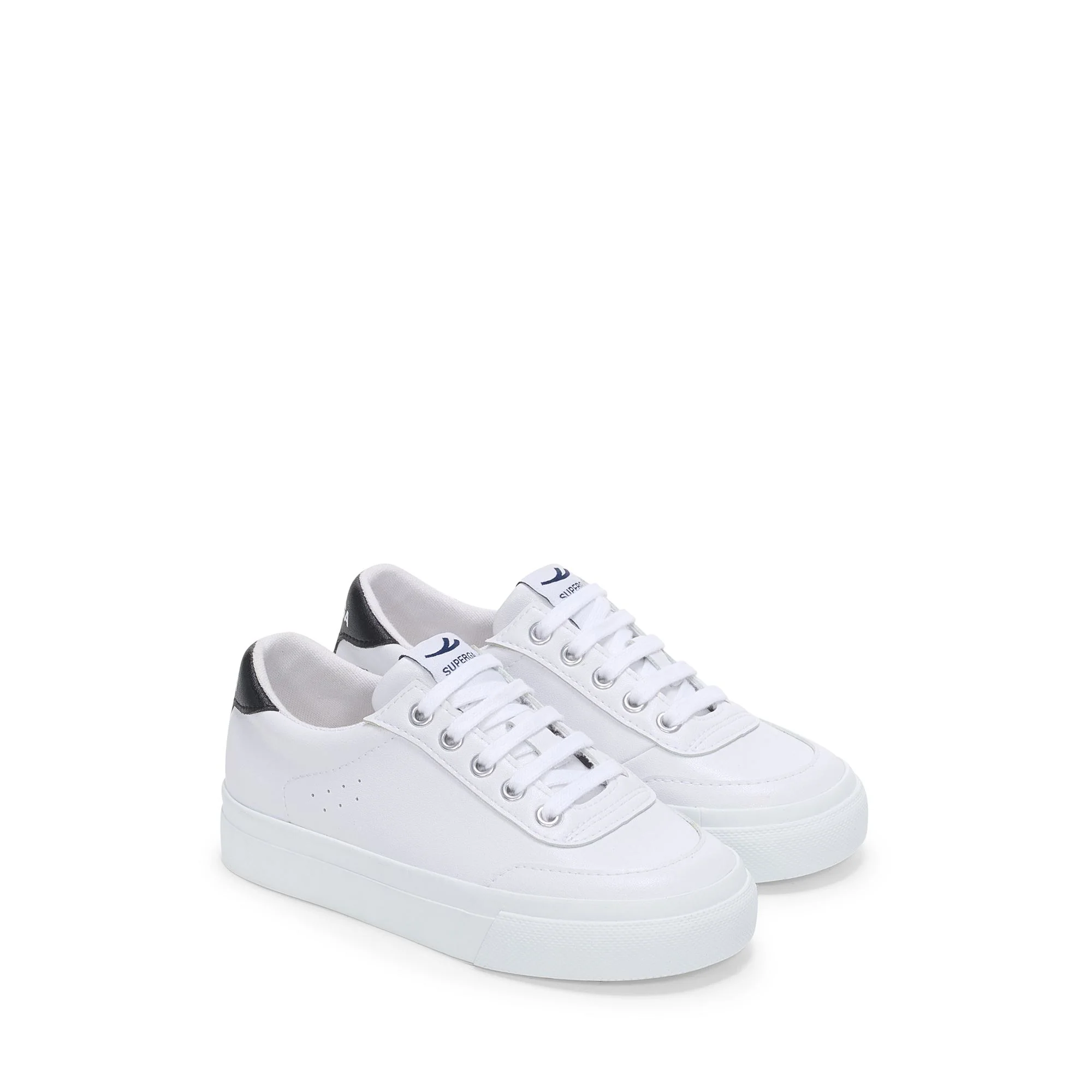 3844 VEGAN MATERIAL CLUB KIDS - Sneakers - Low Cut - Kid unisex - White-Black - Image 2