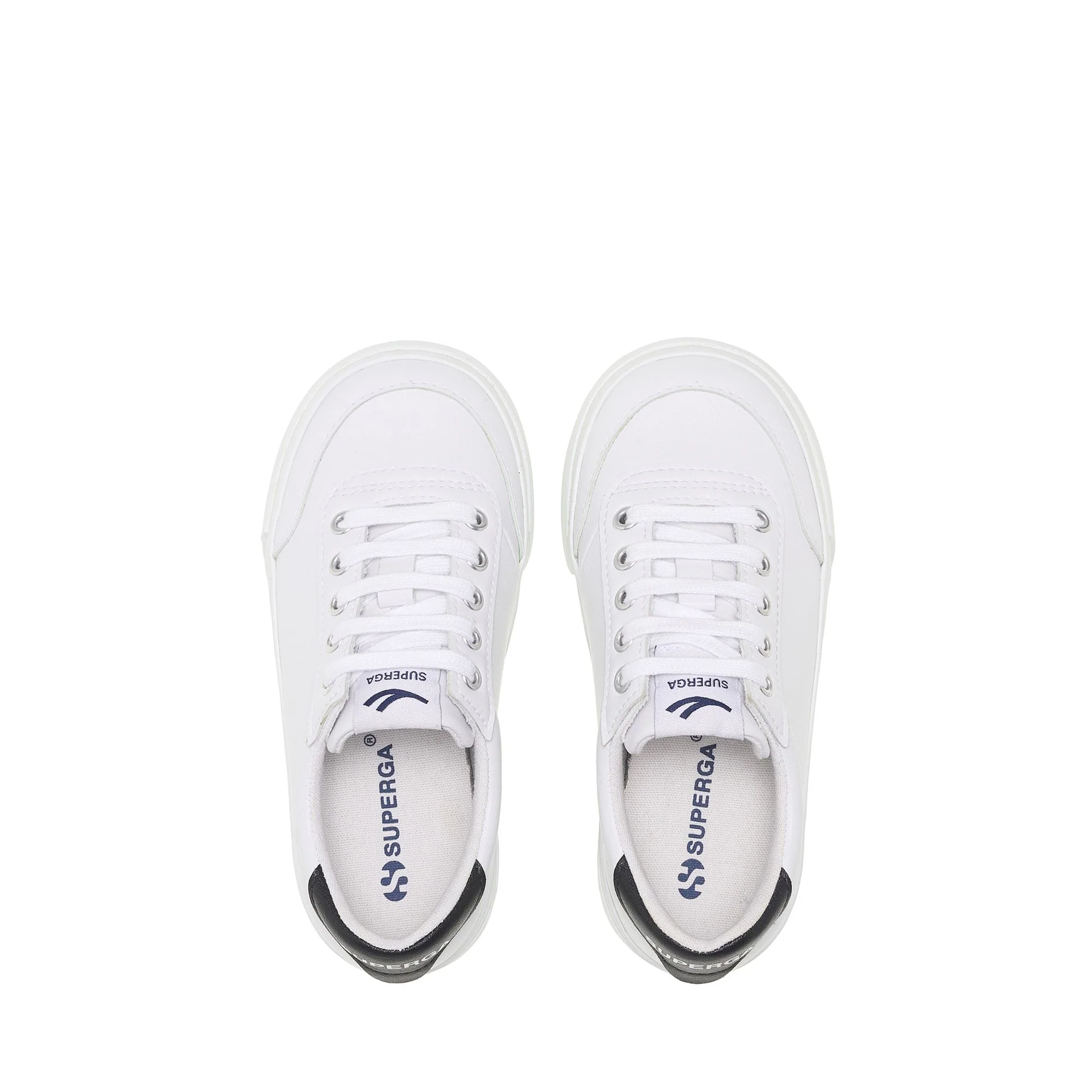 3844 VEGAN MATERIAL CLUB KIDS - Sneakers - Low Cut - Kid unisex - White-Black - Image 4