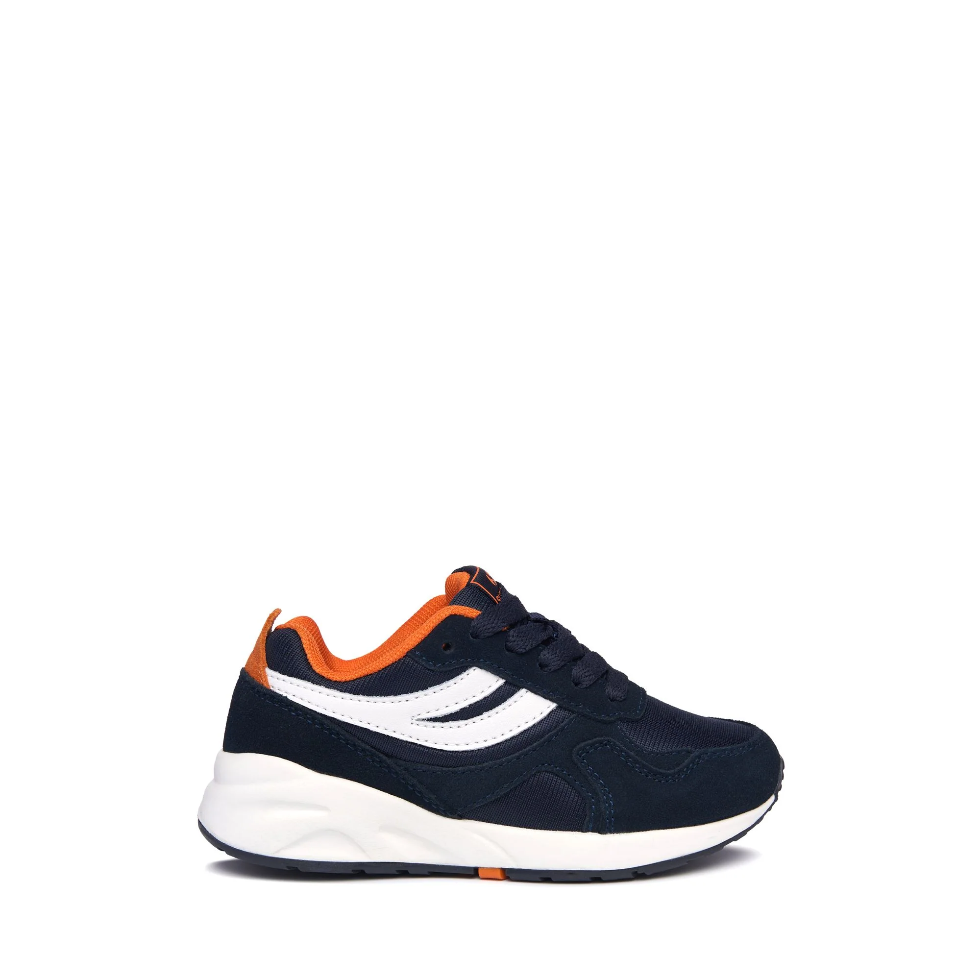 4073 KIDS TRAINING POLY SUEDE - Sneakers - Low Cut - Kid unisex - Blue Navy-White-Orange