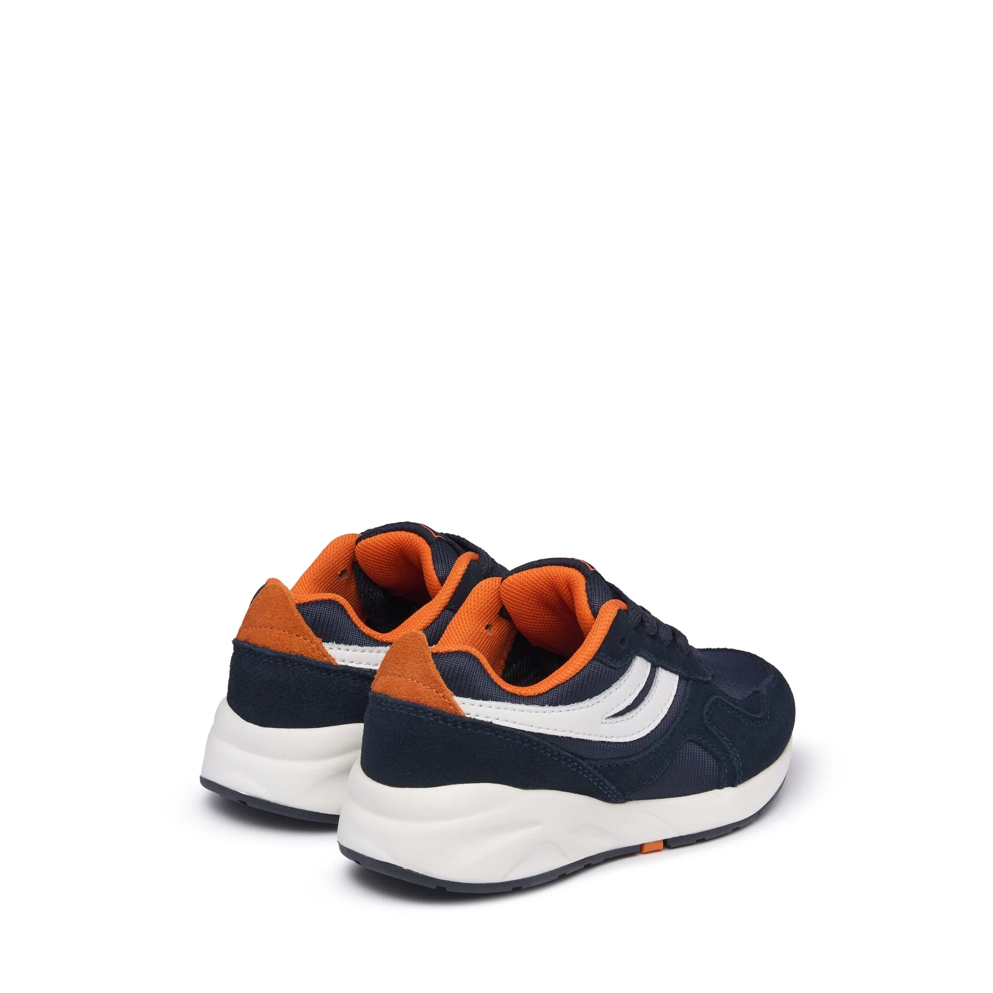 4073 KIDS TRAINING POLY SUEDE - Sneakers - Low Cut - Kid unisex - Blue Navy-White-Orange - Image 3
