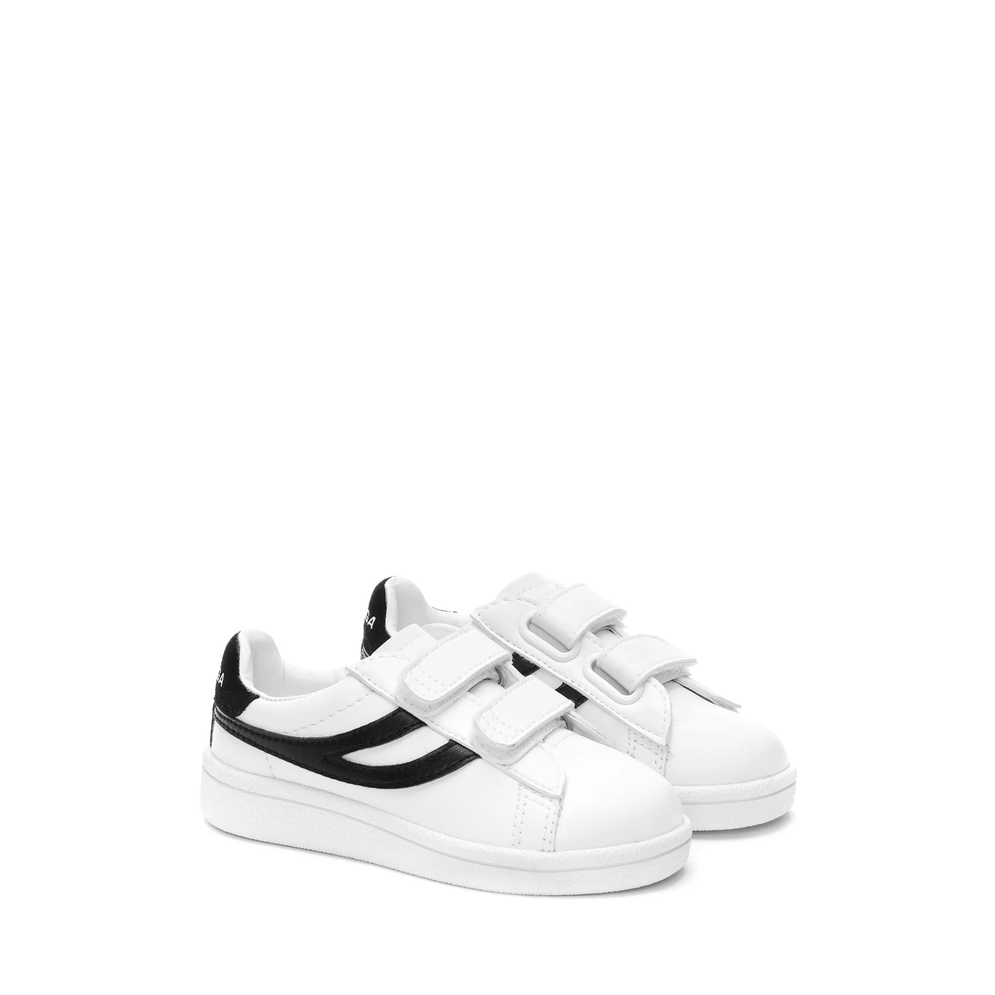 4832 KIDS STRAPS MATCH - Sneakers - Low Cut - Kid unisex - White-Black - Image 2