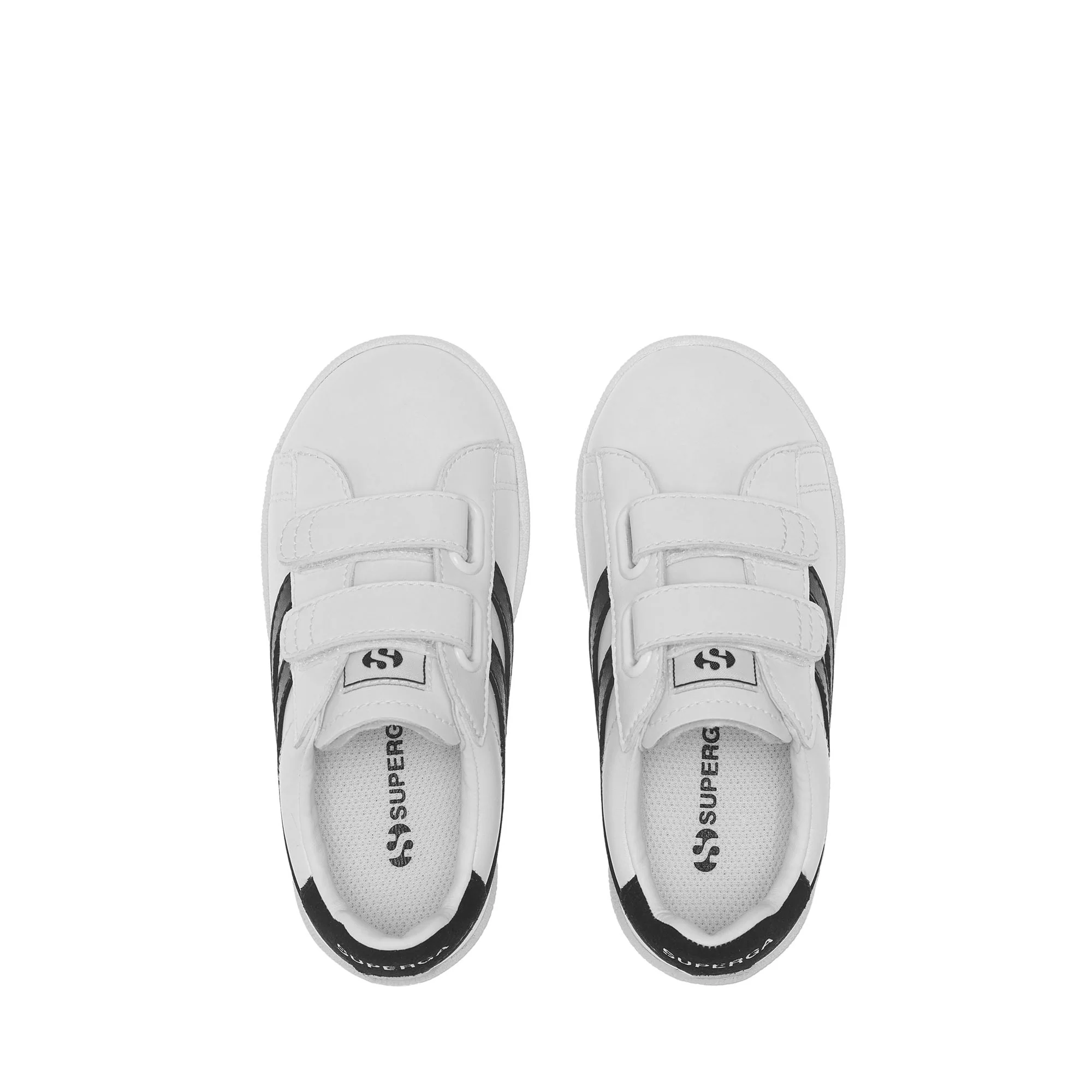 4832 KIDS STRAPS MATCH - Sneakers - Low Cut - Kid unisex - White-Black - Image 4