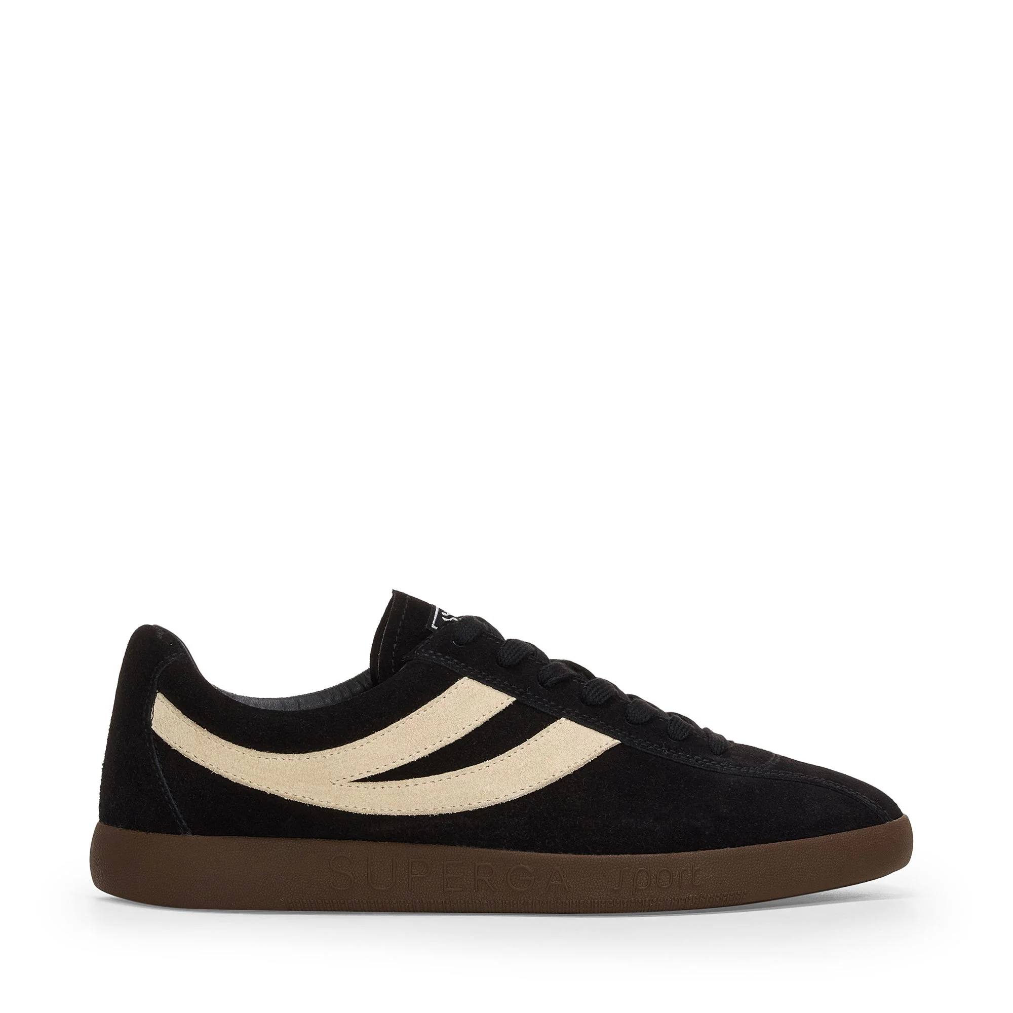 1960 CAPRI - Sneakers - Low Cut - Unisex - Black-White Mastice-Brown Cocoa