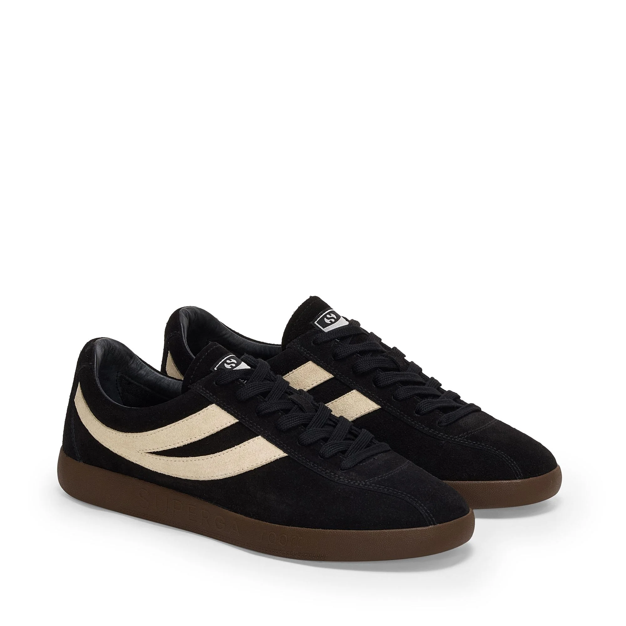1960 CAPRI - Sneakers - Low Cut - Unisex - Black-White Mastice-Brown Cocoa - Image 2