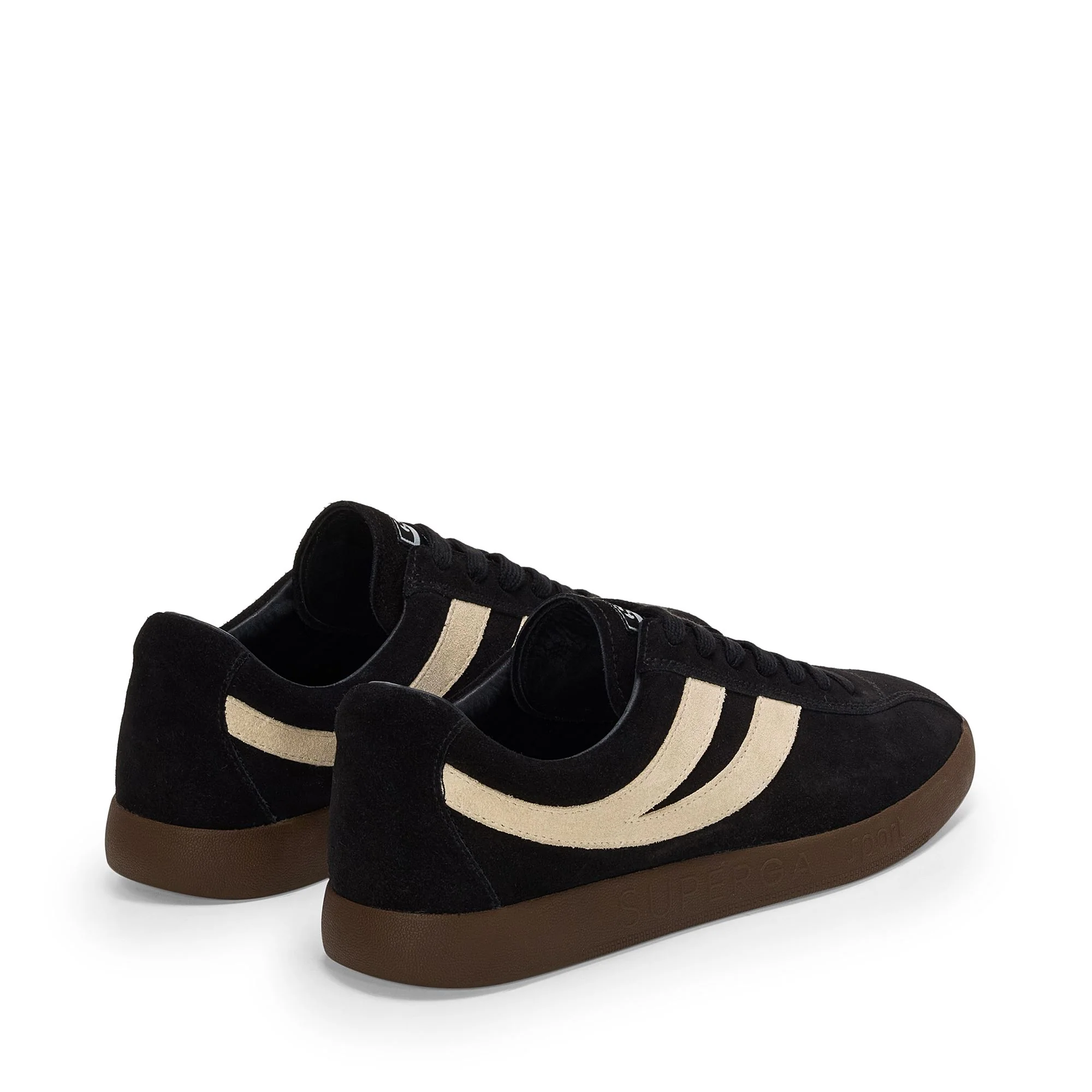 1960 CAPRI - Sneakers - Low Cut - Unisex - Black-White Mastice-Brown Cocoa - Image 3