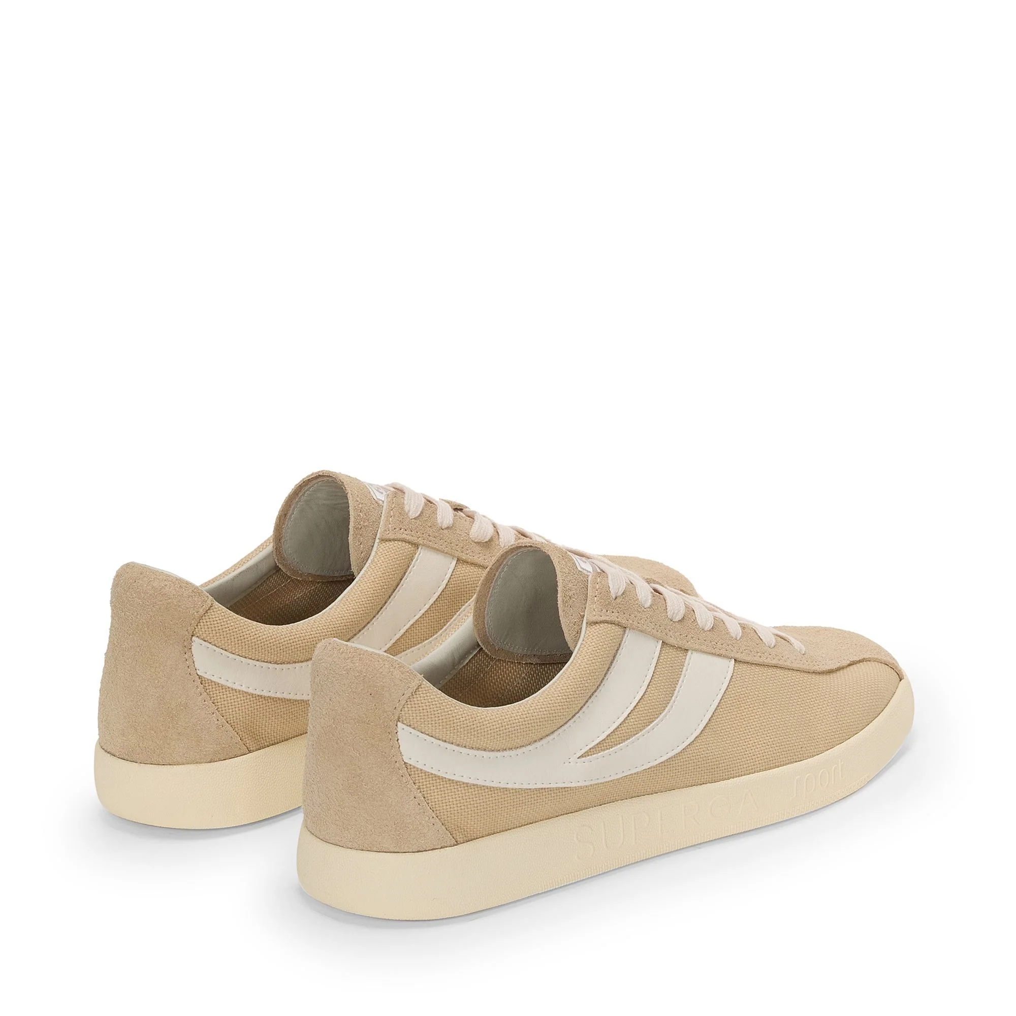 1960 CAPRI COTTON HAIRYSUEDE - Sneakers - Low Cut - Unisex - Beige LT-White Avorio-Off Yellow - Image 3