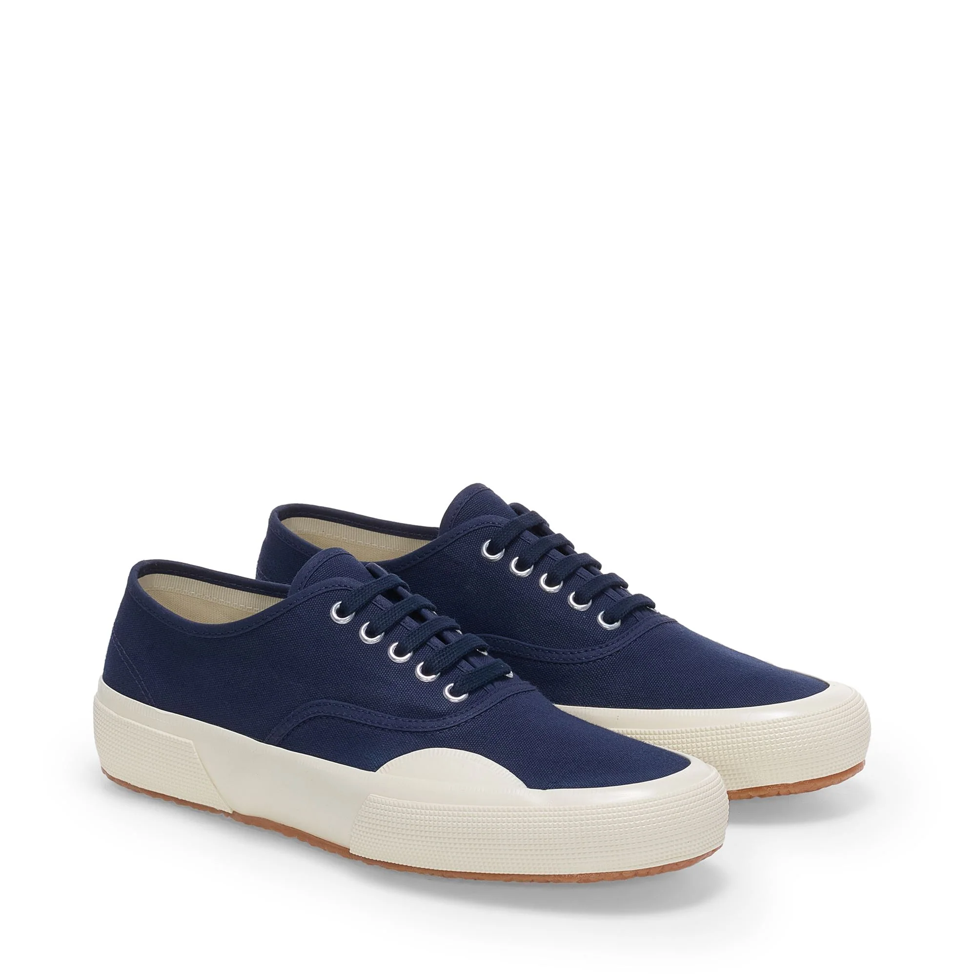 2430 DECK CANVAS - Sneakers - Low Cut - Unisex - Navy-Off White - Image 2